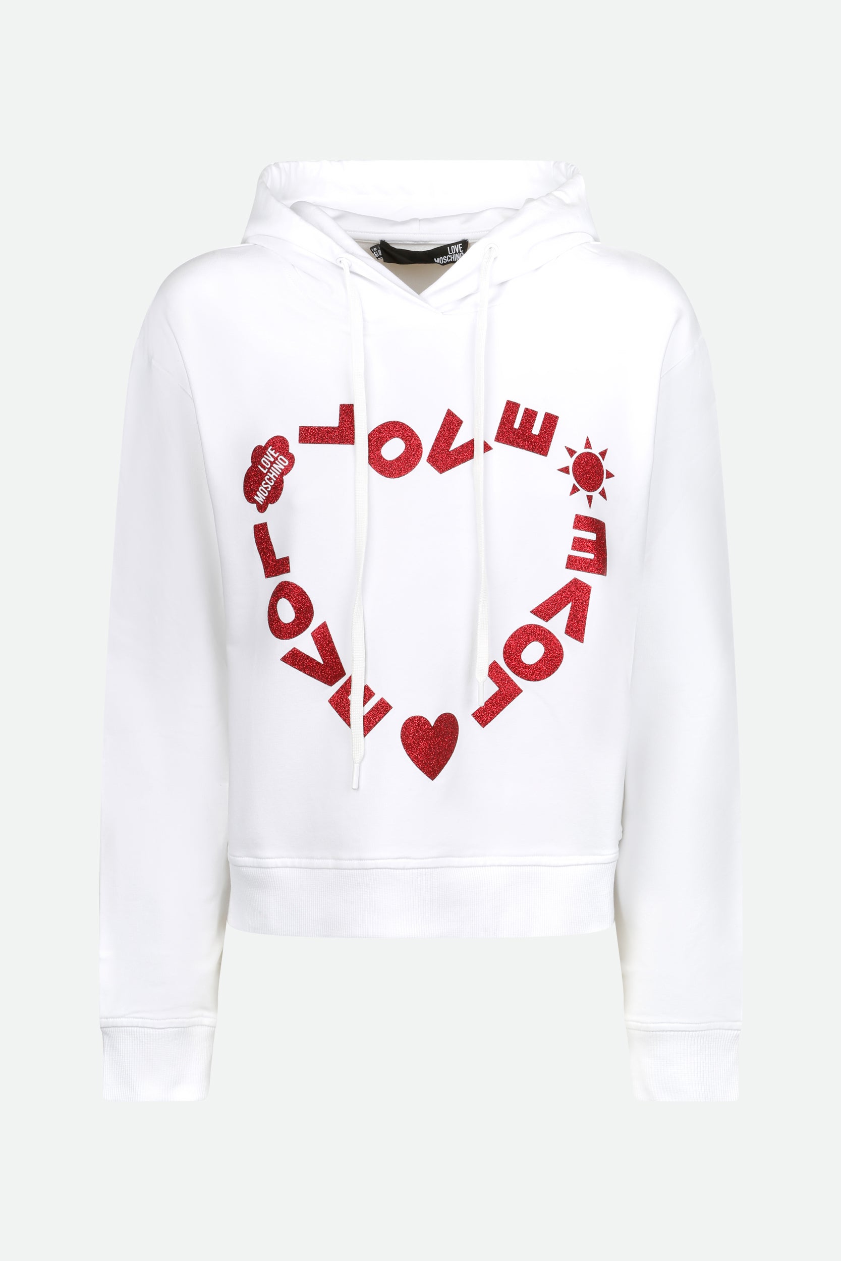 Love Moschino White Sweatshirt Loverlock