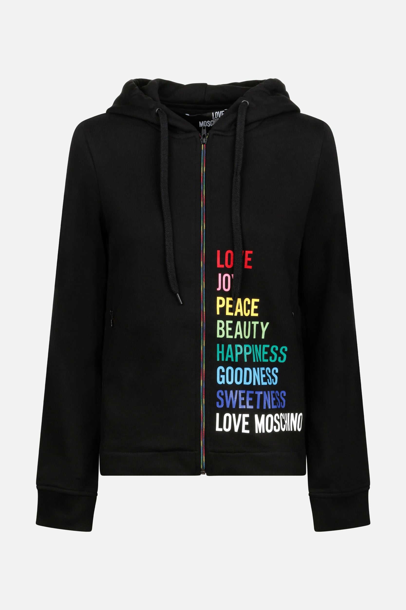 Love moschino mens hoodie hotsell