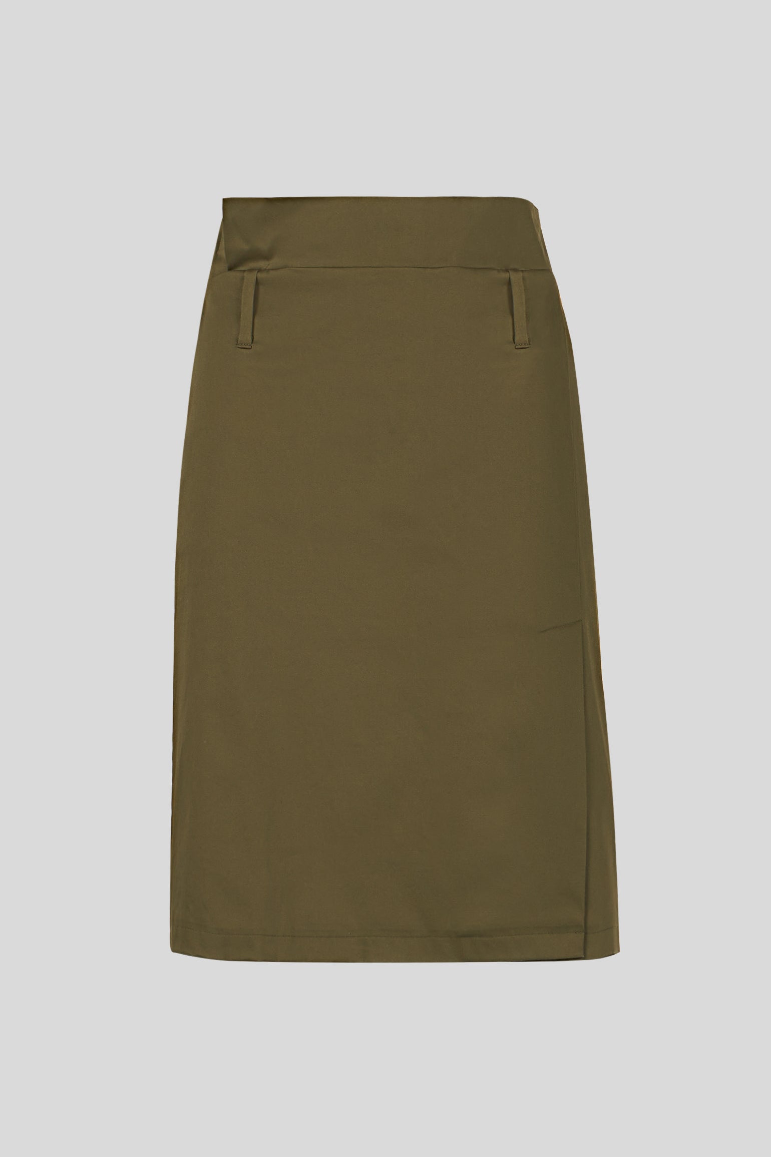 Green pencil 2024 skirt with pockets