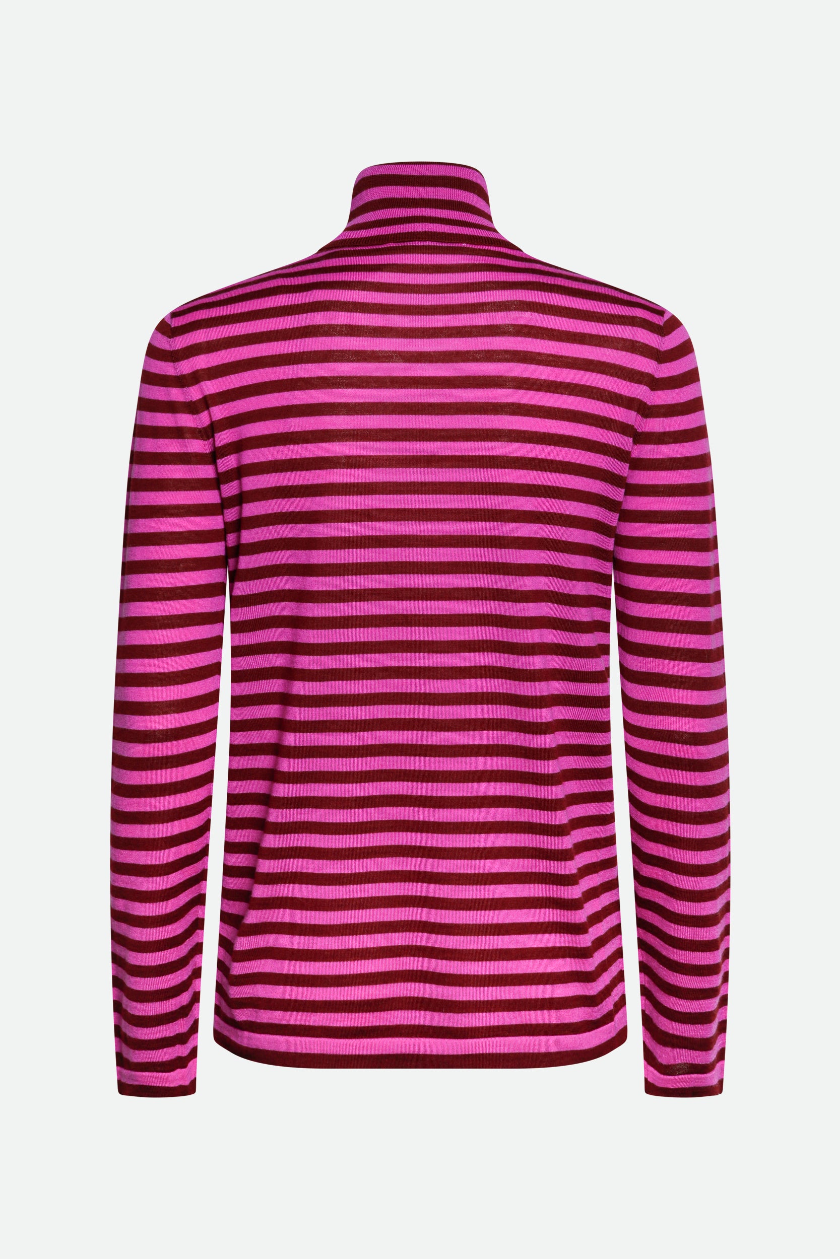 Kangra Multi-Color Striped Turtleneck