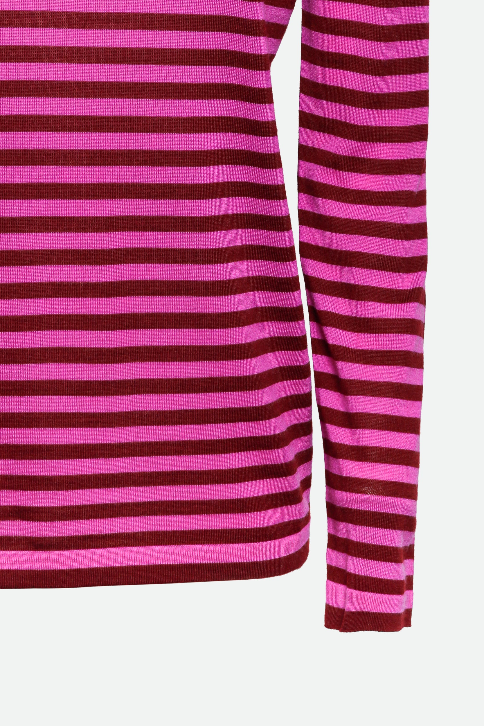 Kangra Multi-Color Striped Turtleneck