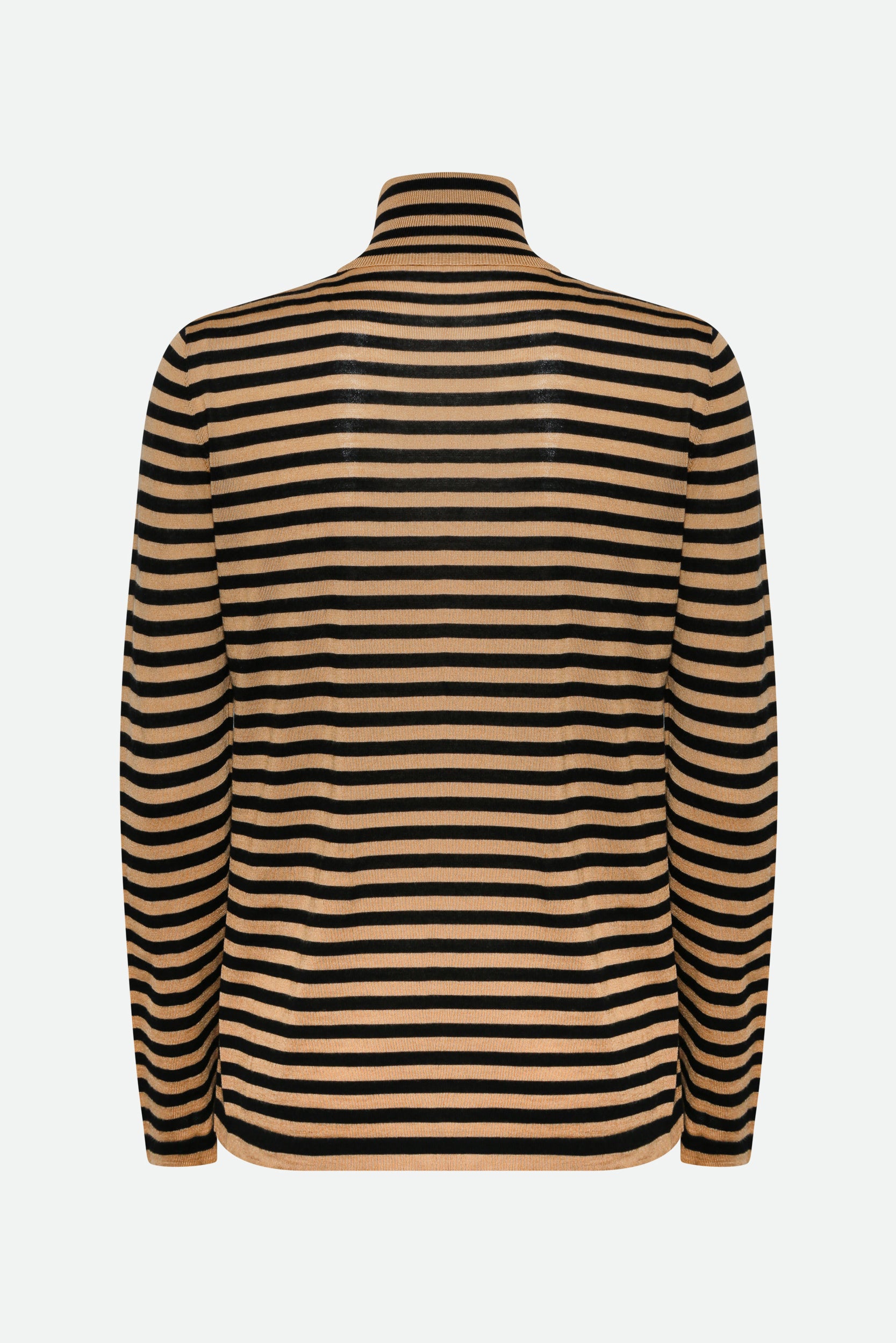 Kangra Multi-Color Striped Turtleneck