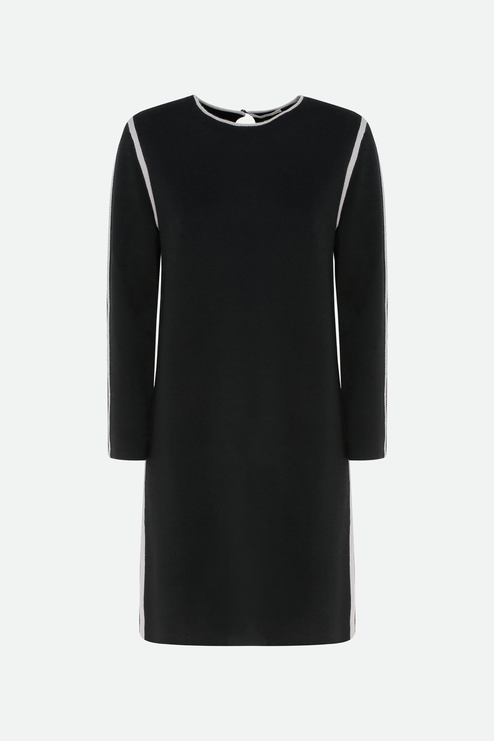 Kangra Black Wool Dress