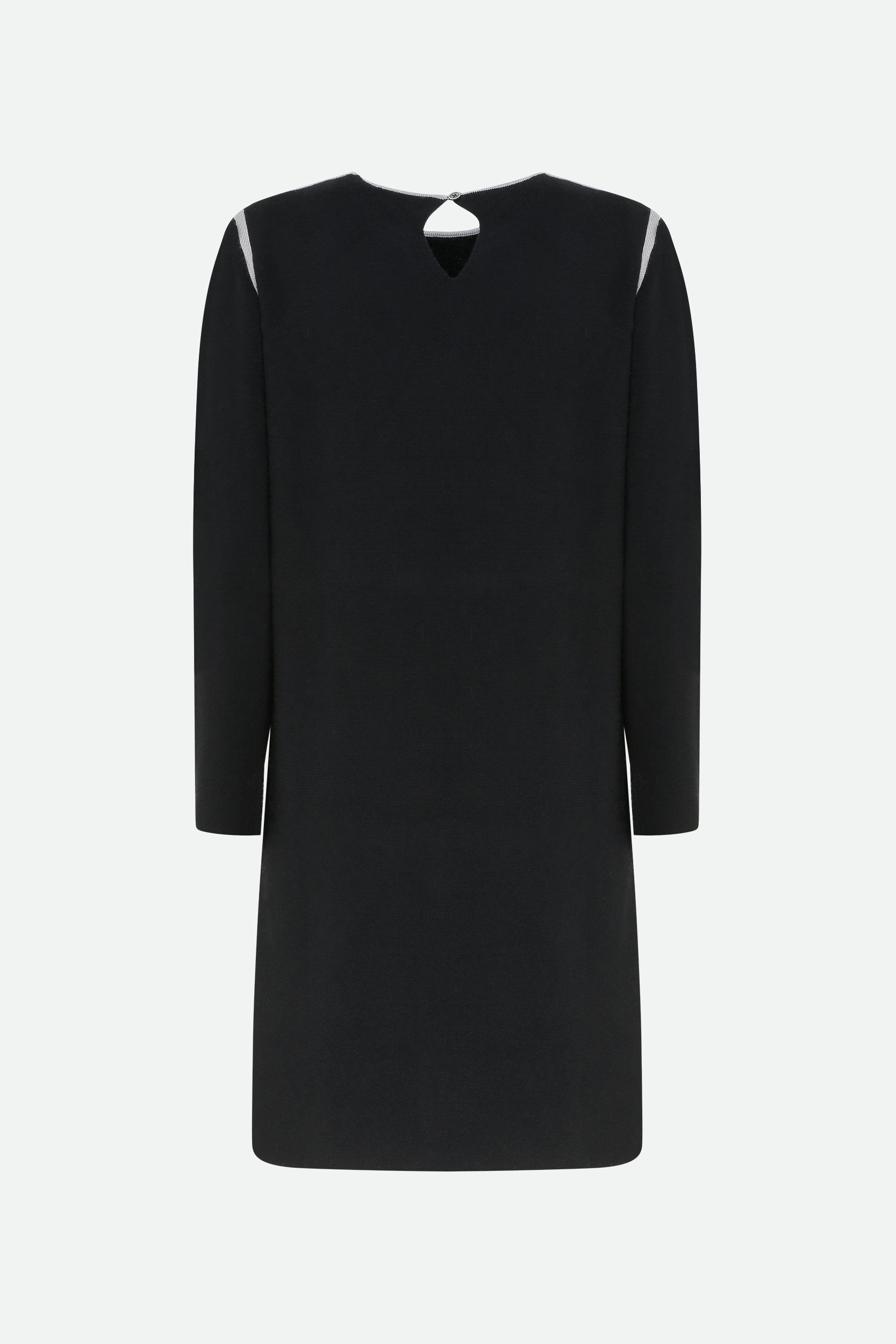 Kangra Black Wool Dress