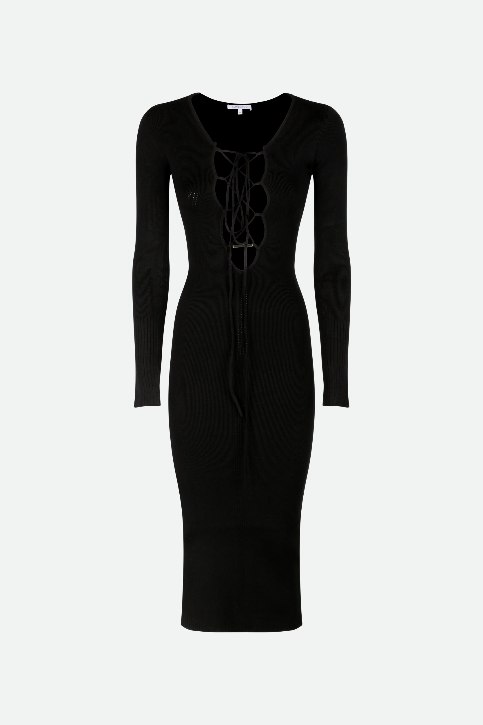 Patrizia Pepe Black Midi Dress