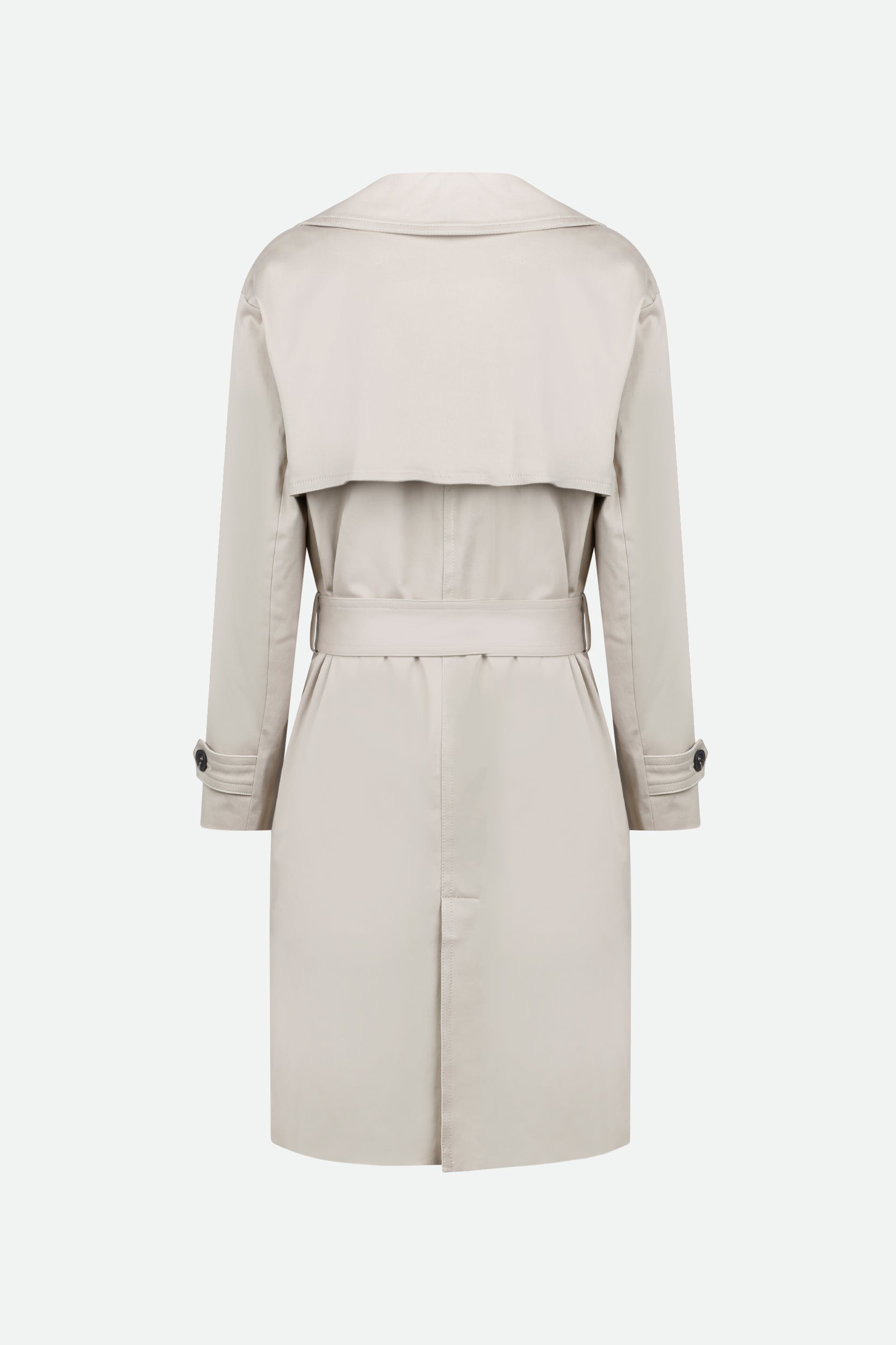 Annie Paris Ivory Trench Coat