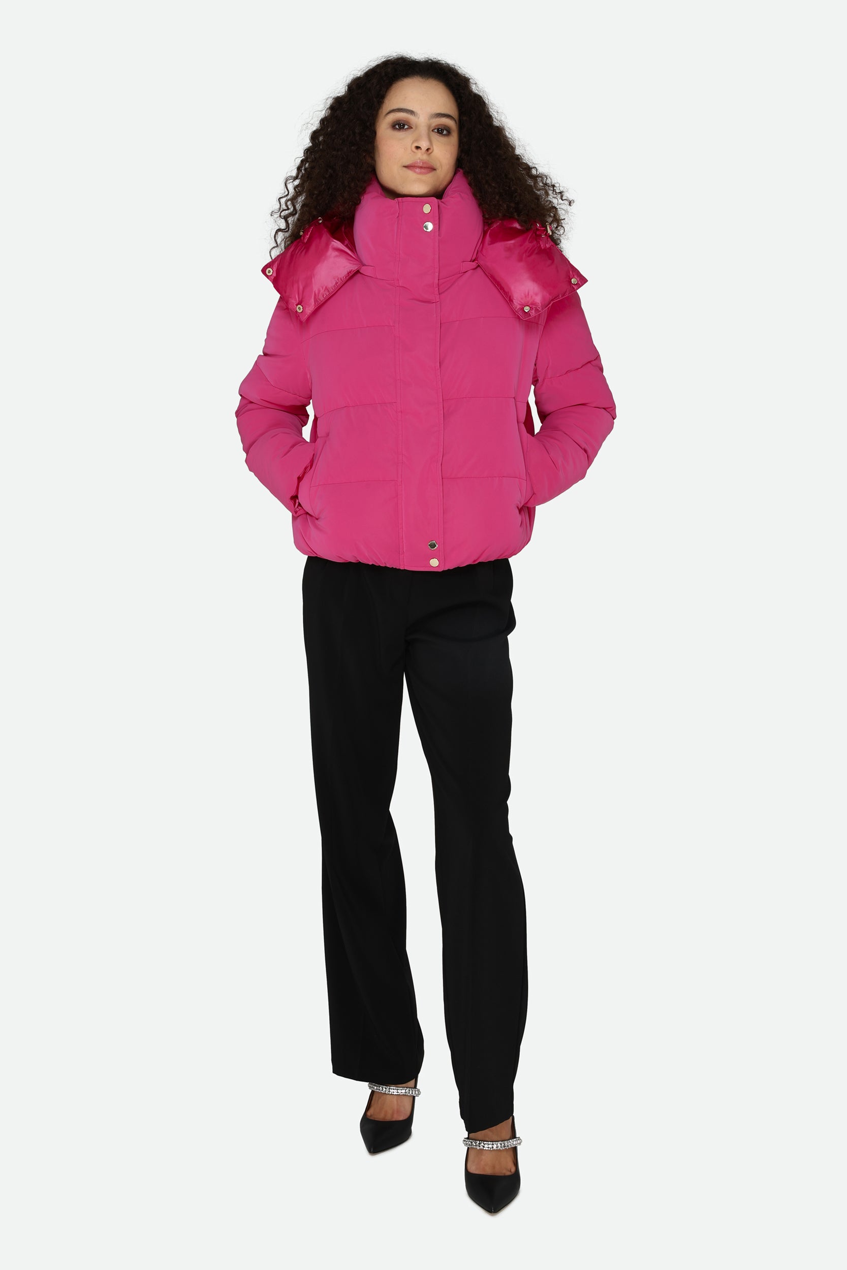 Patrizia Pepe Fuchsia Bomber