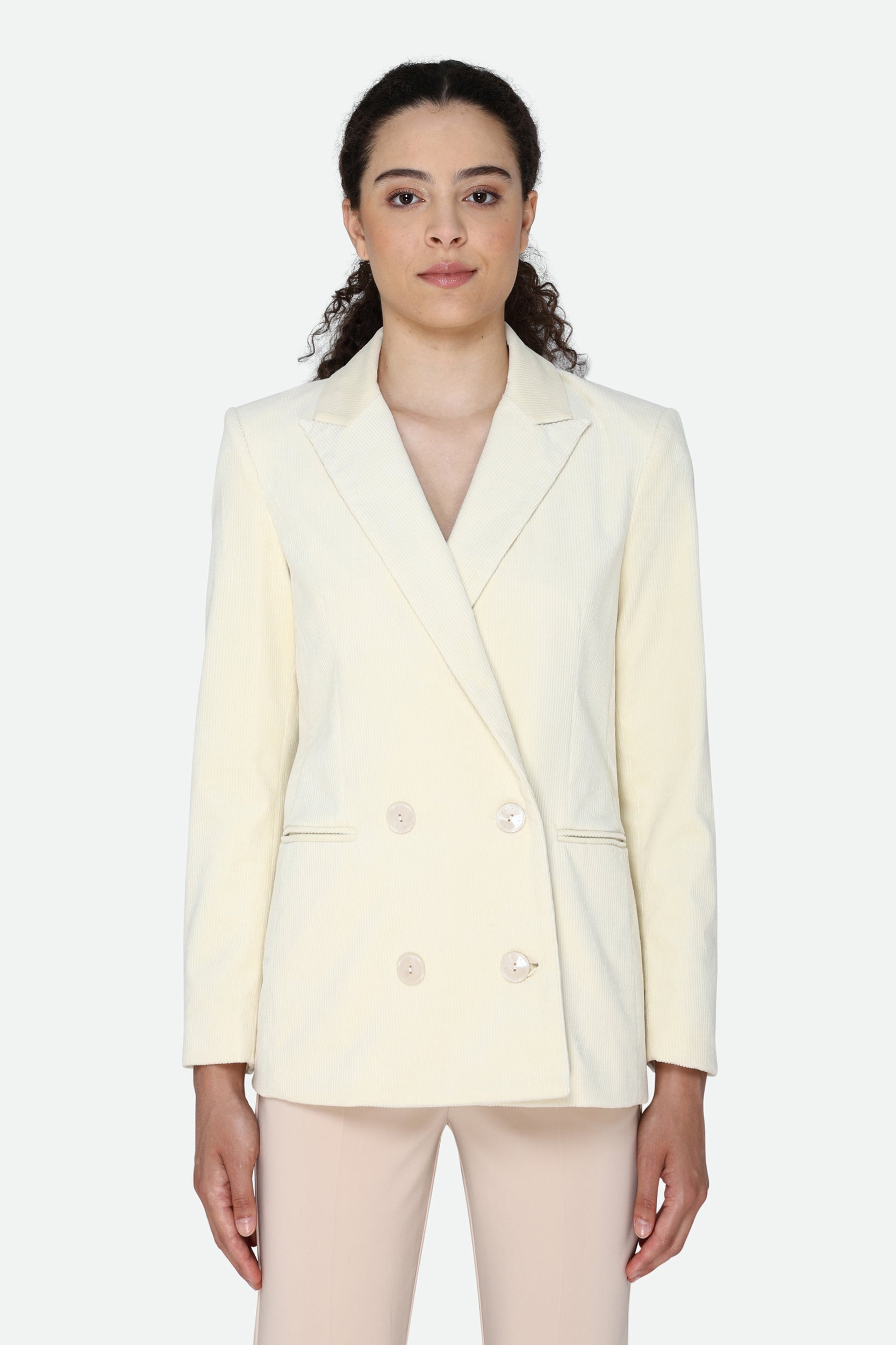 Patrizia Pepe Cream Blazer