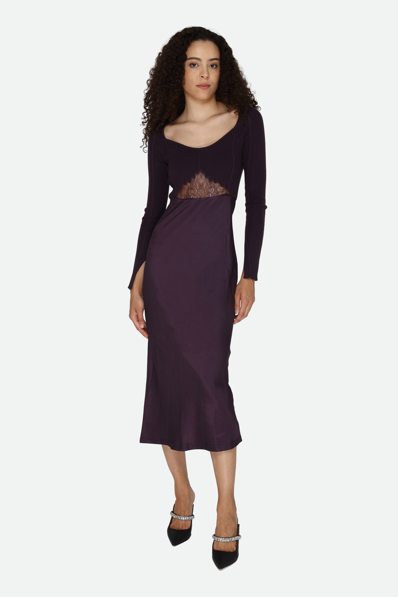 Patrizia Pepe Plum Dress