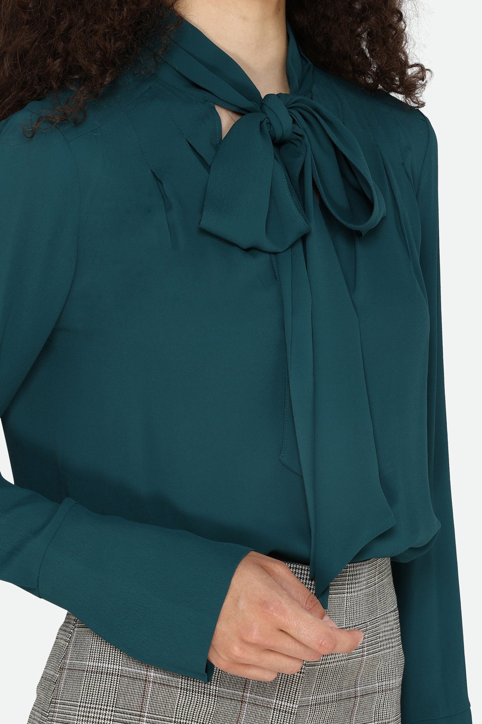 Patrizia Pepe Petrol Blue Blouse