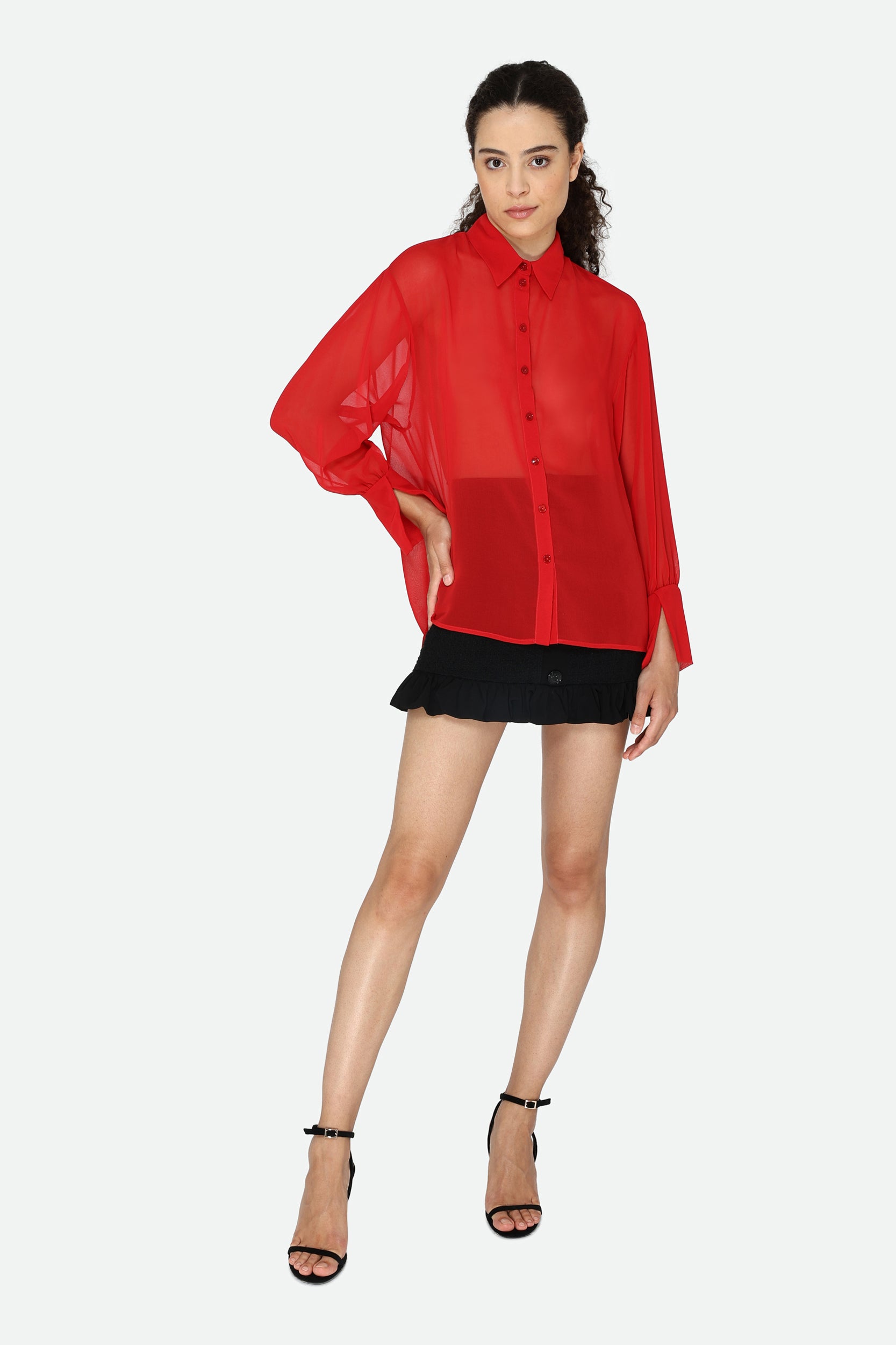 Patrizia Pepe Red Shirt