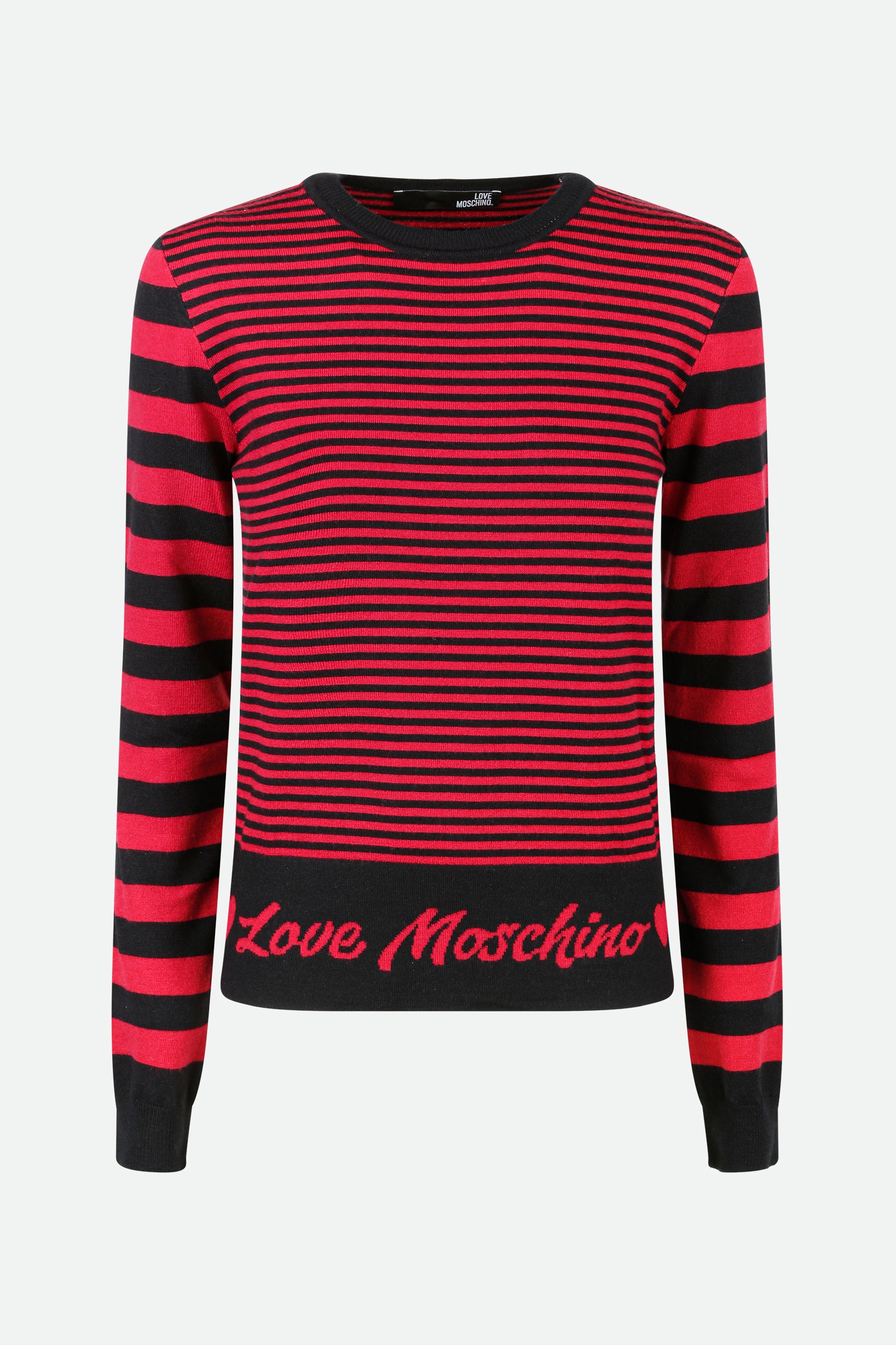 Love Moschino Black and Red Sweater