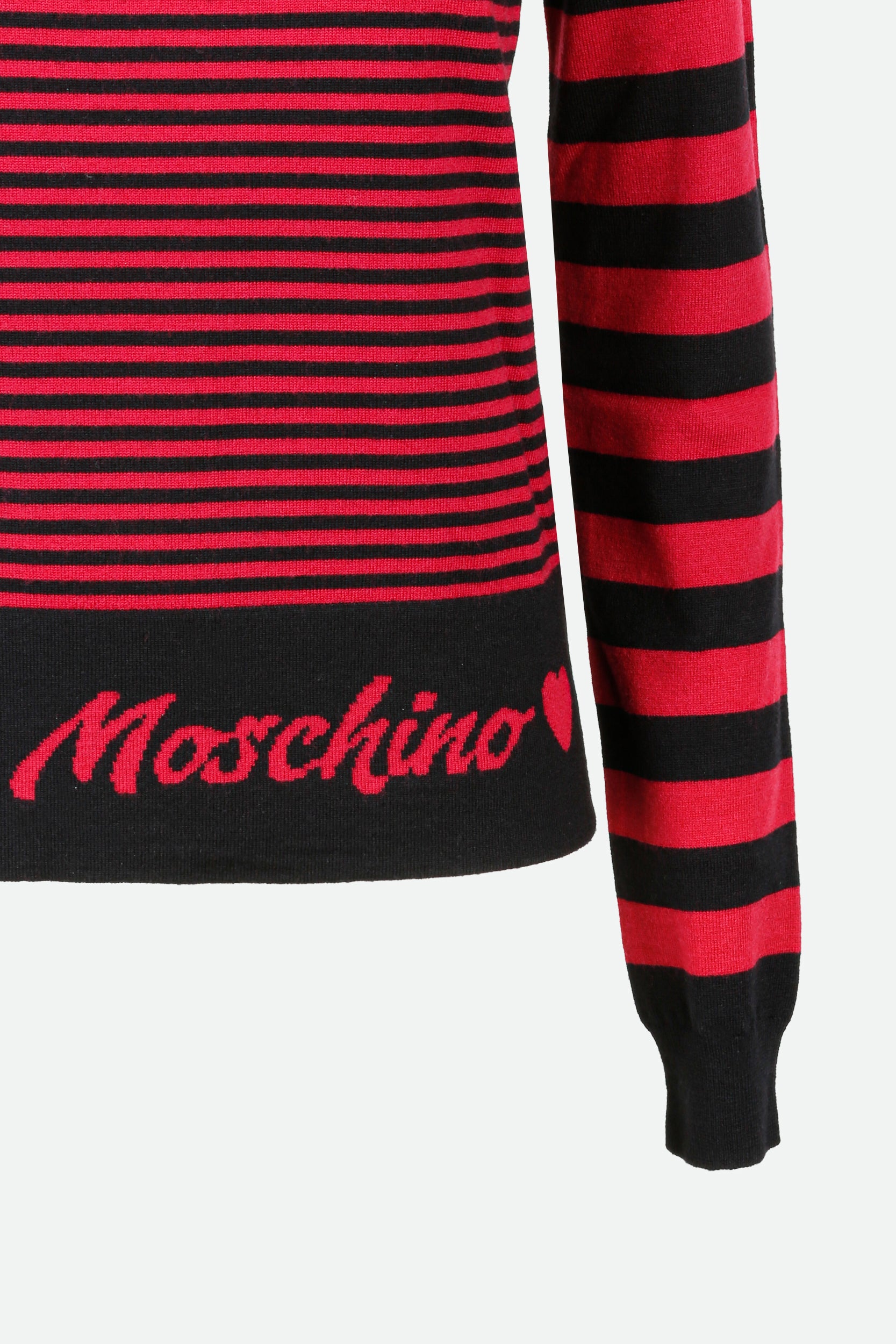 Love Moschino Black and Red Sweater