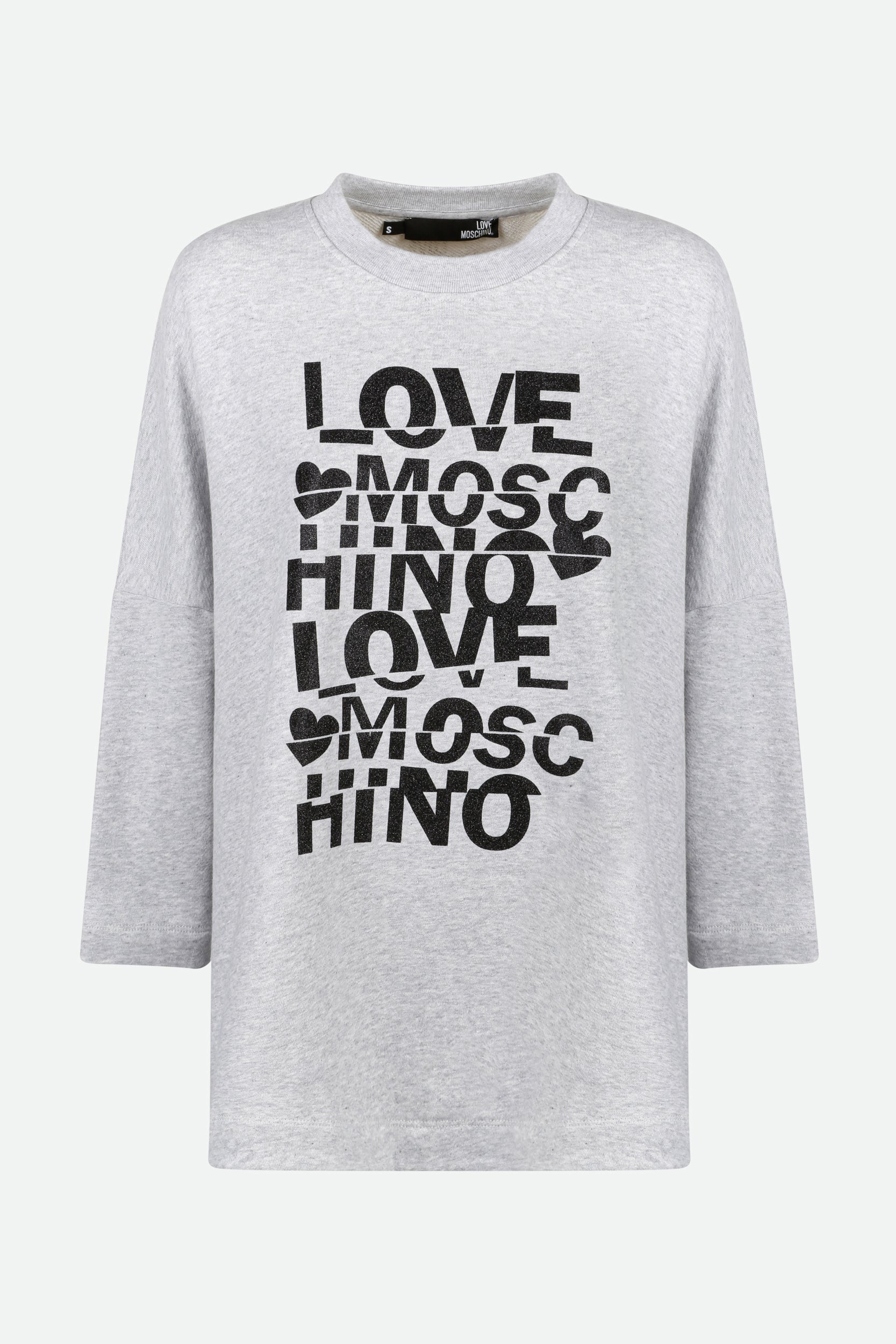 Love Moschino Gray Sweatshirt