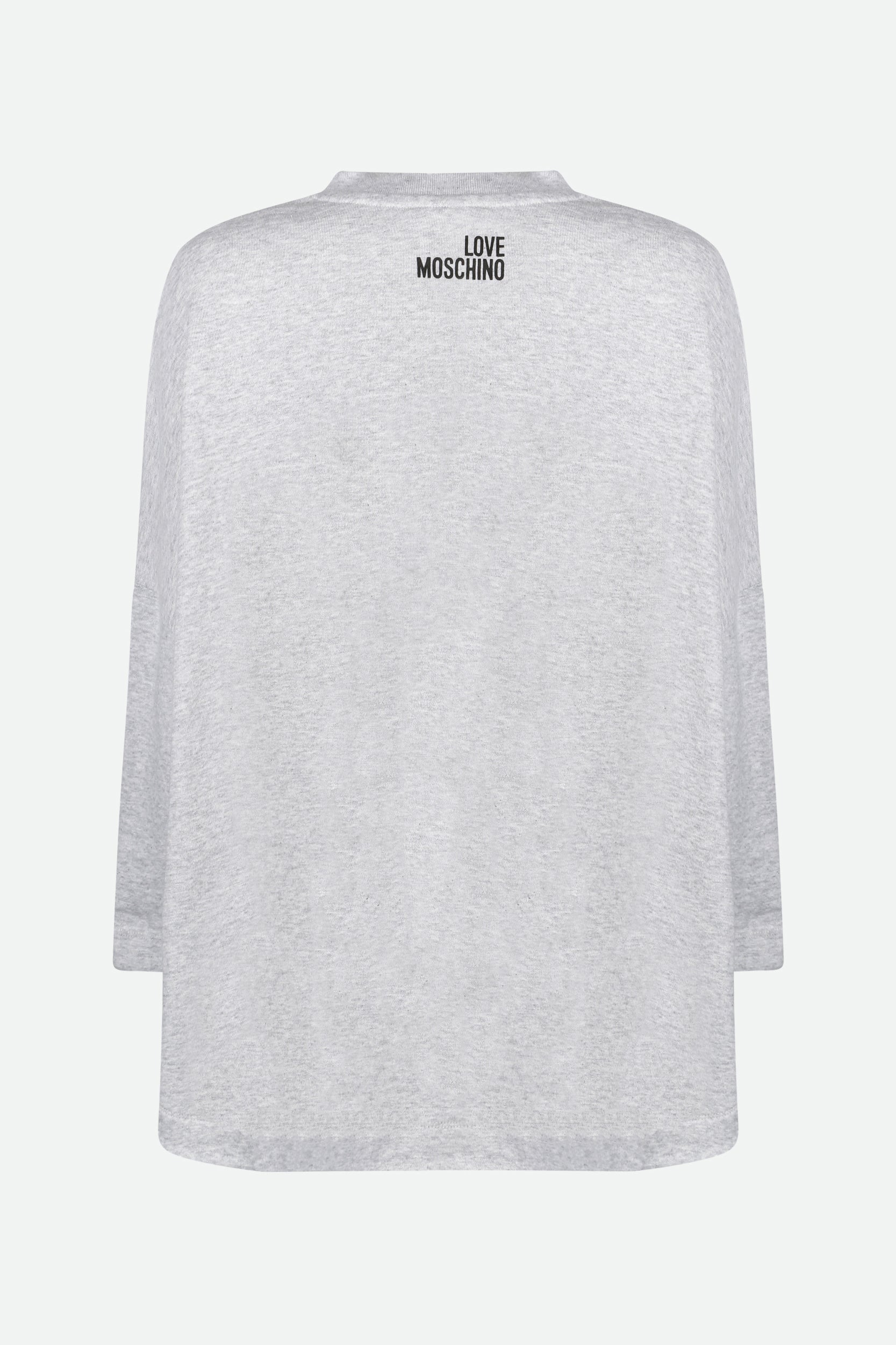 Love Moschino Gray Sweatshirt