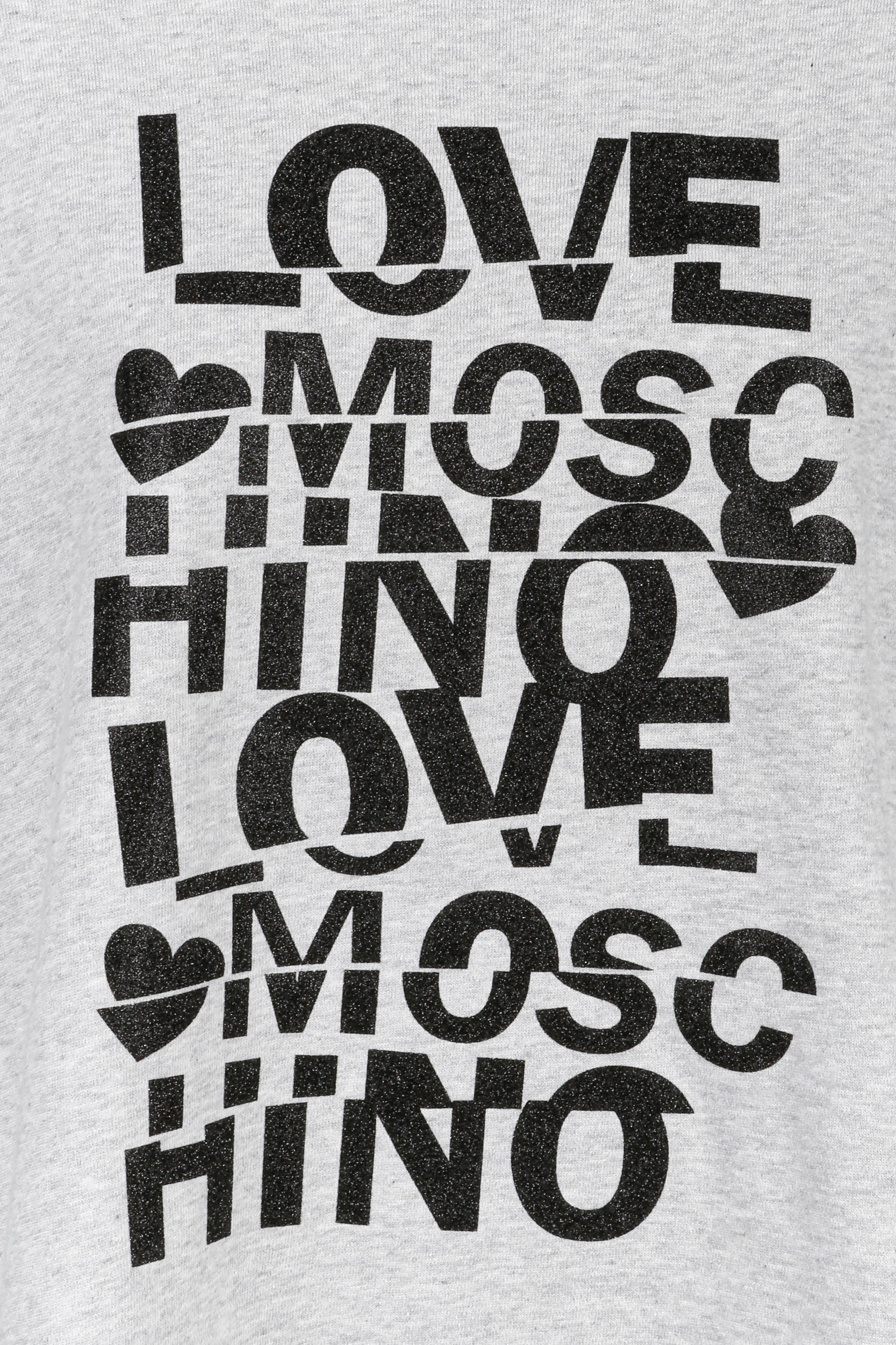 Love Moschino Gray Sweatshirt