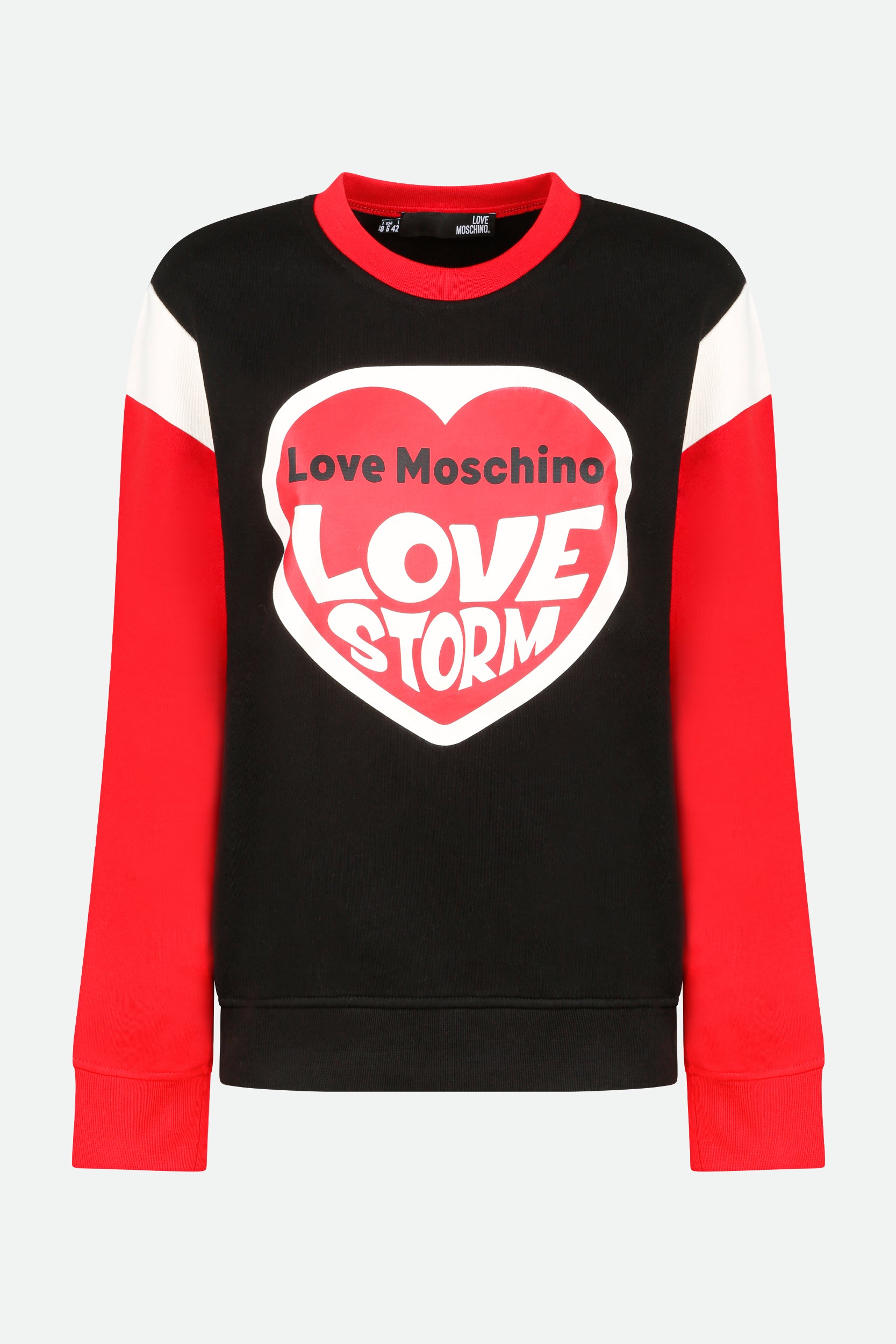 Love Moschino Black and Red Sweatshirt