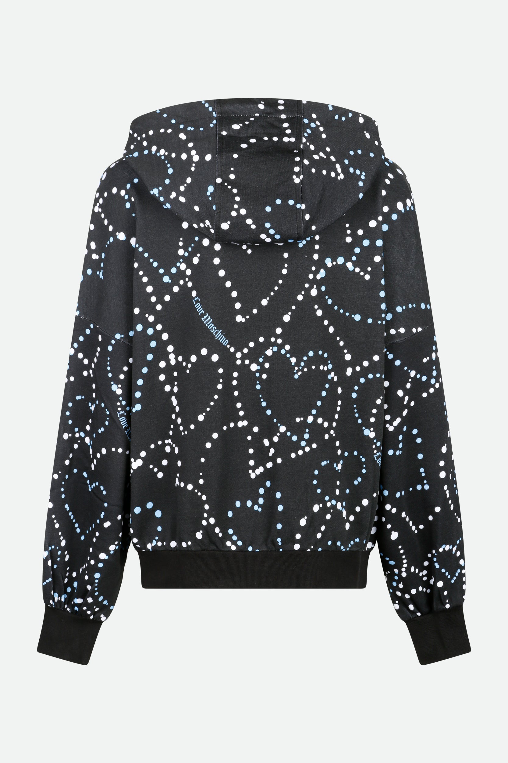 Love Moschino Black Patterned Sweatshirt