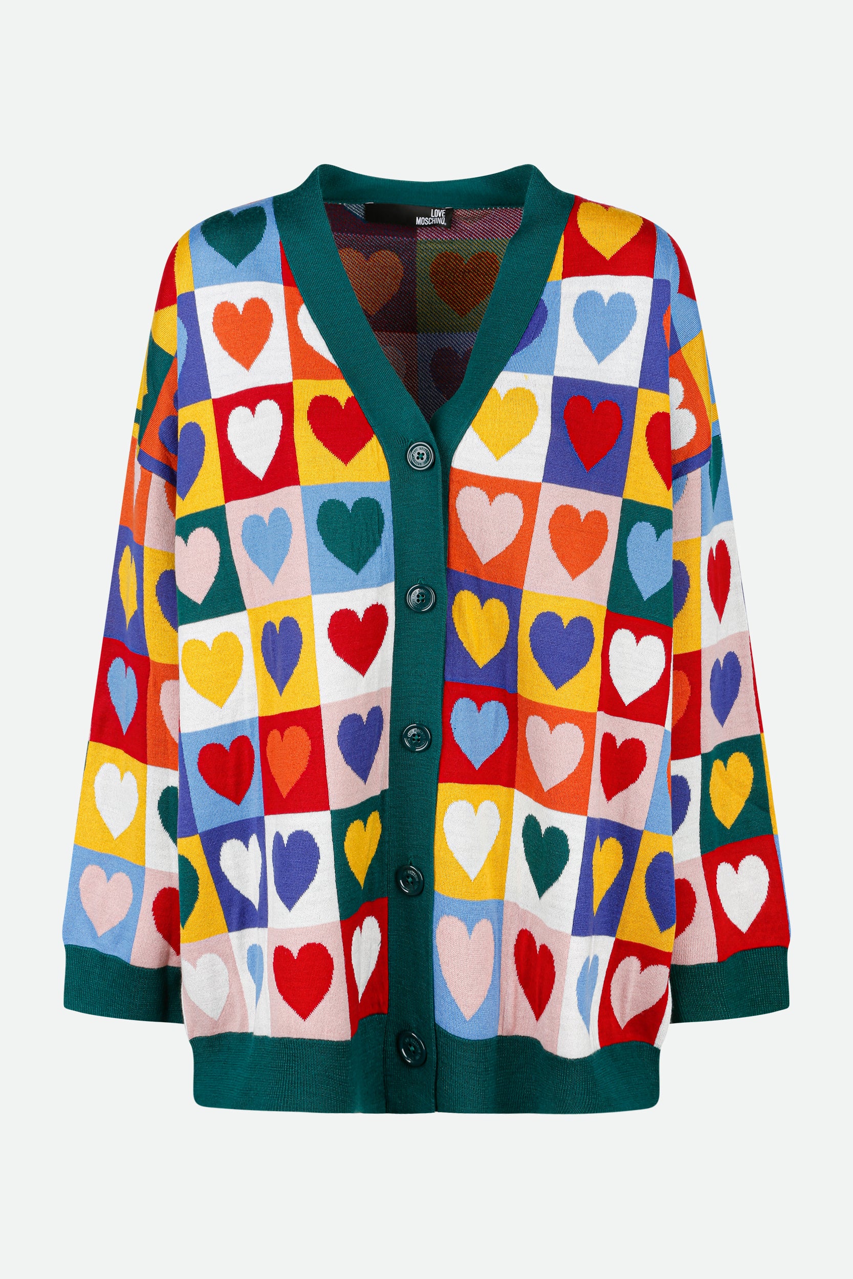 Love Moschino Multicolored Cardigan