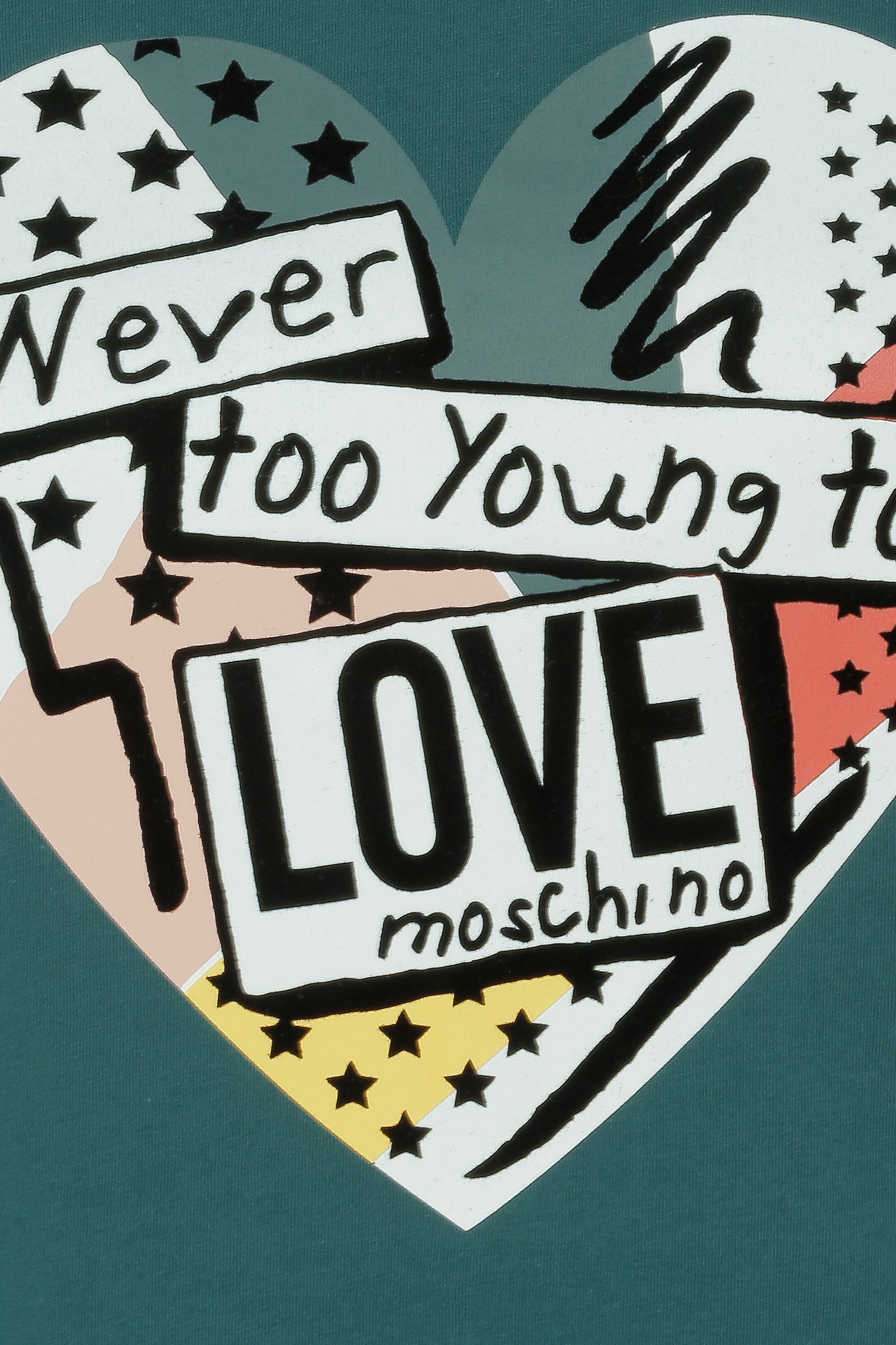 Love Moschino T-Shirt Petrol