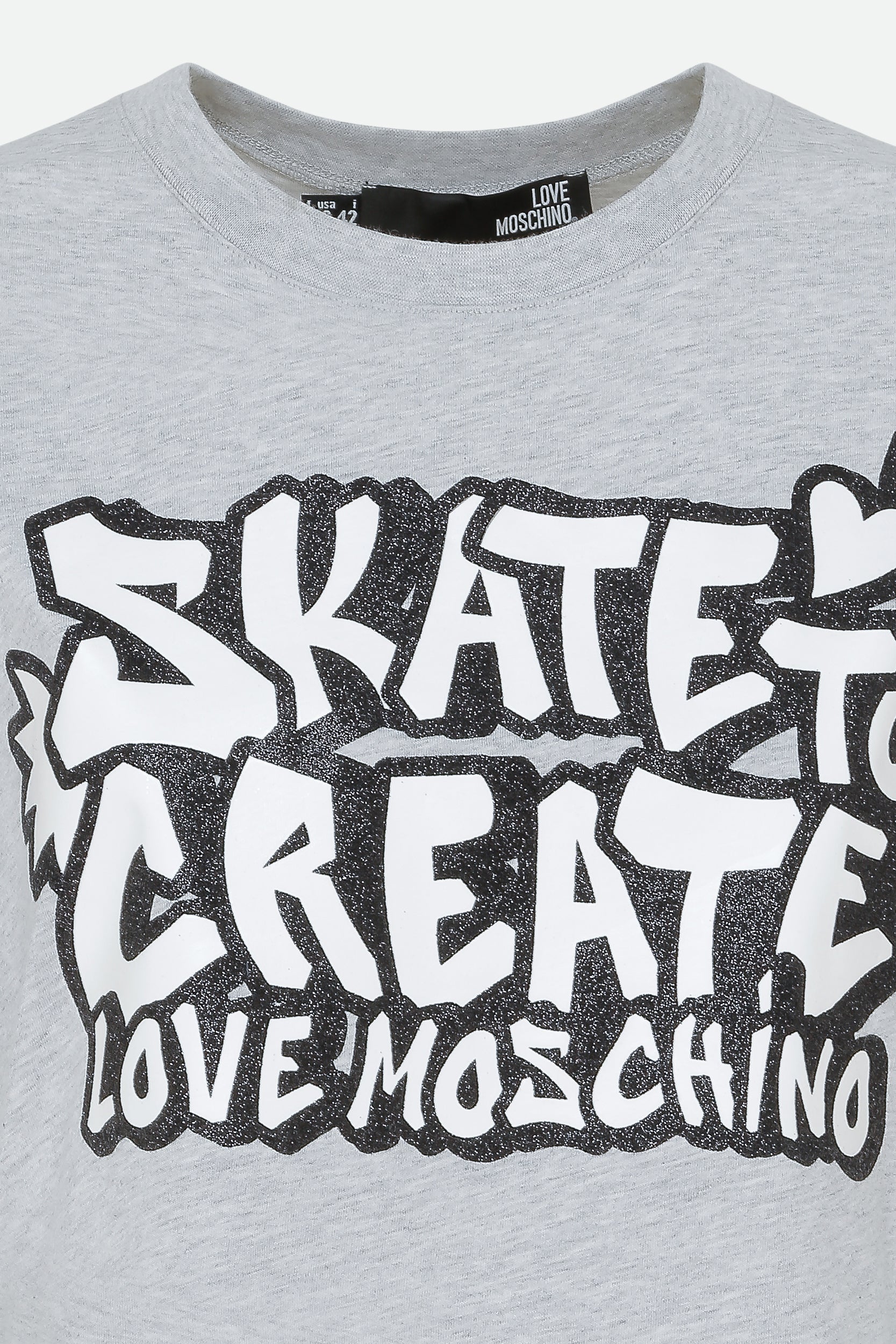 Love Moschino T-Shirt Grigia