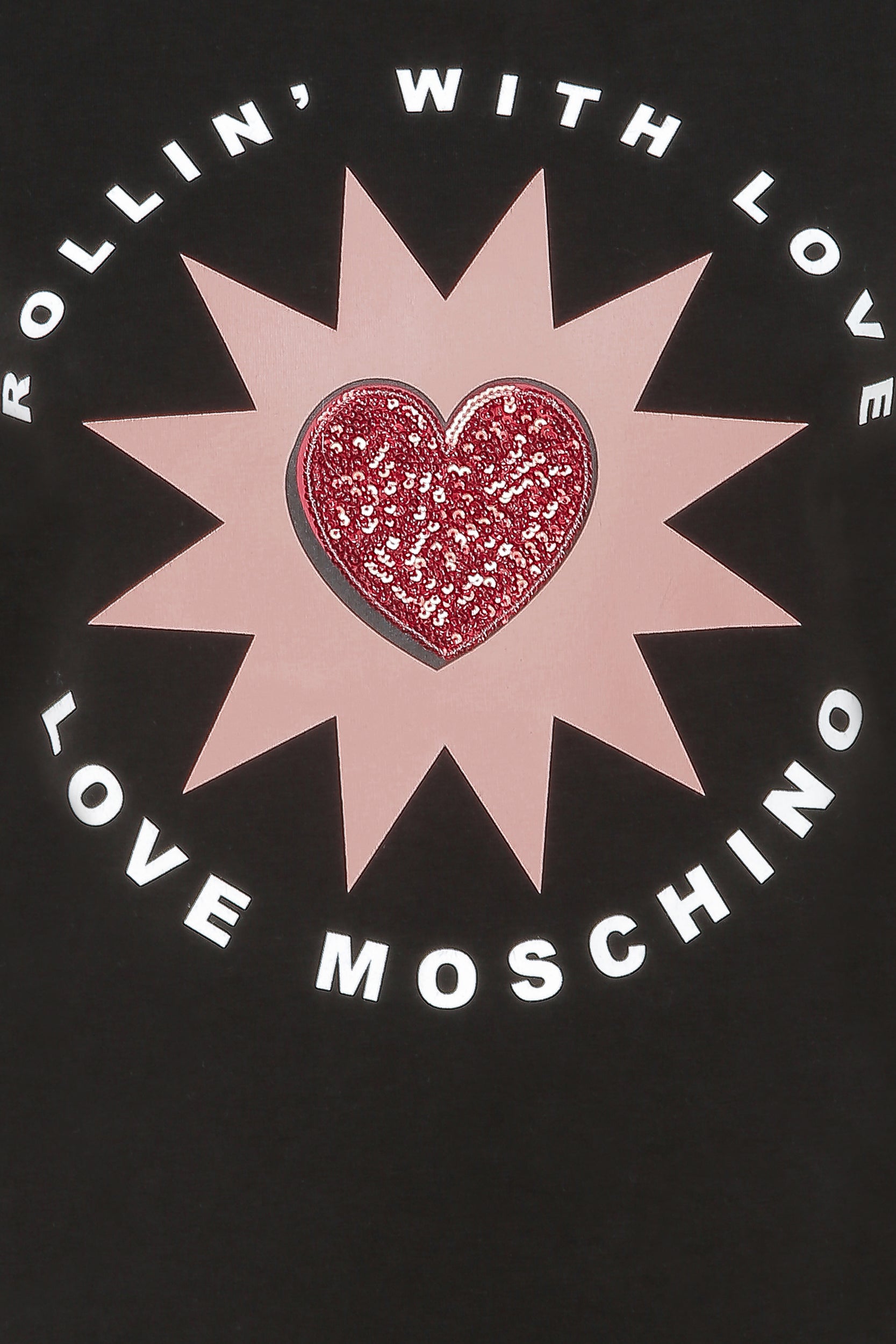 Love Moschino Black T-Shirt