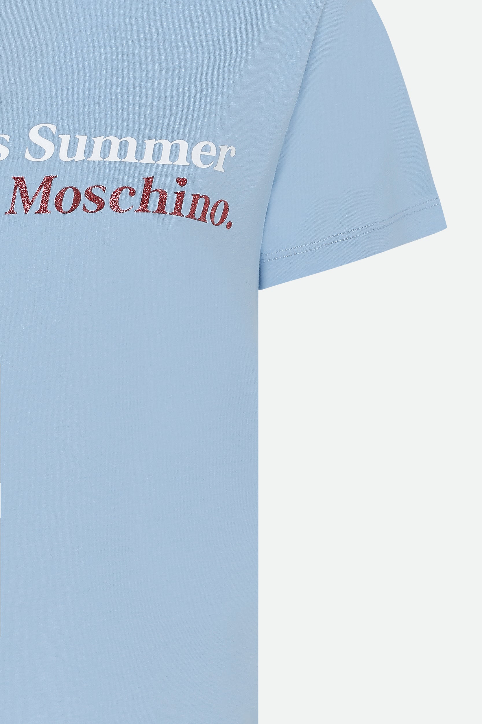 Love Moschino T-Shirt Celeste