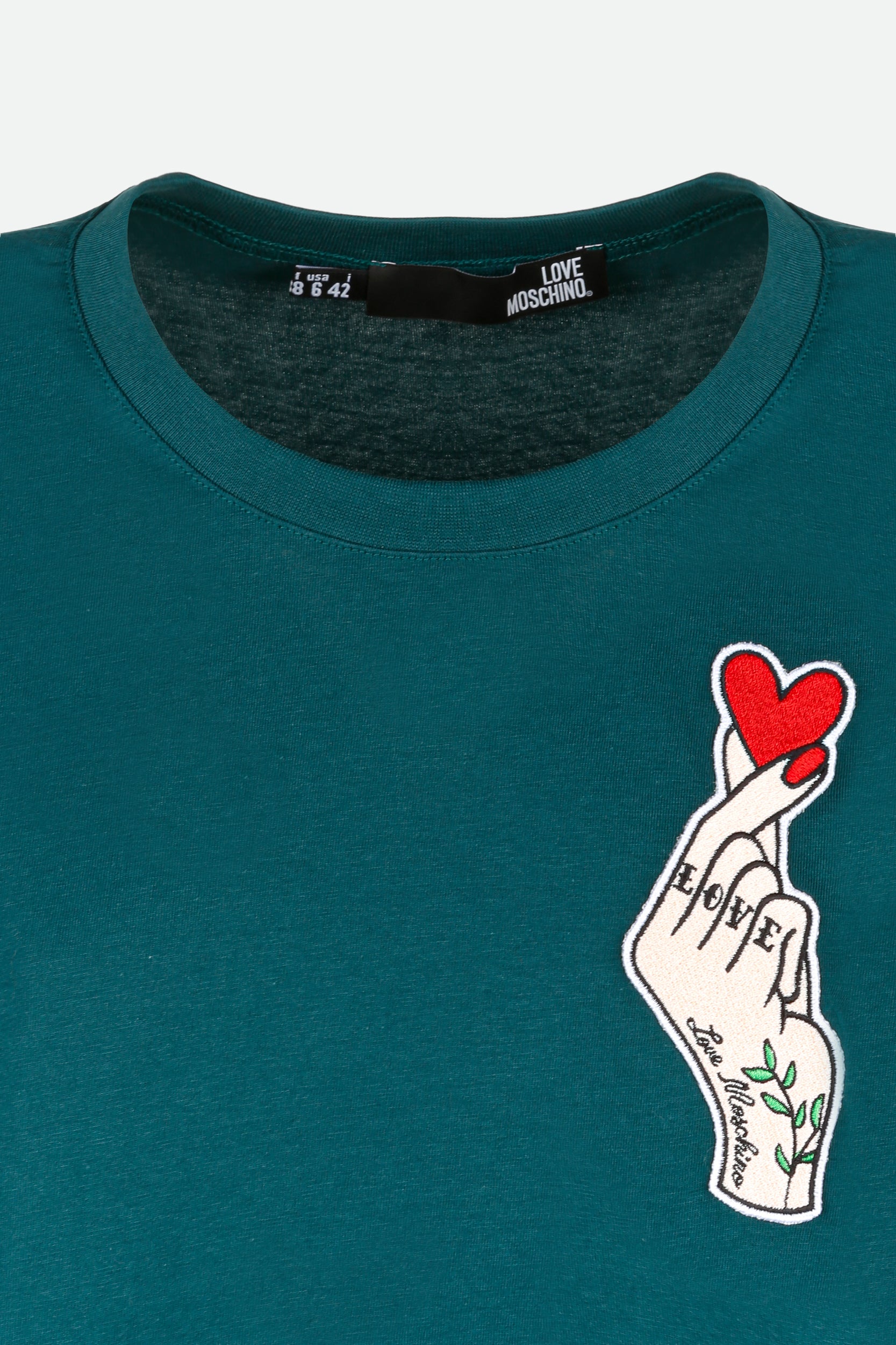 Love Moschino T-Shirt Petrolio