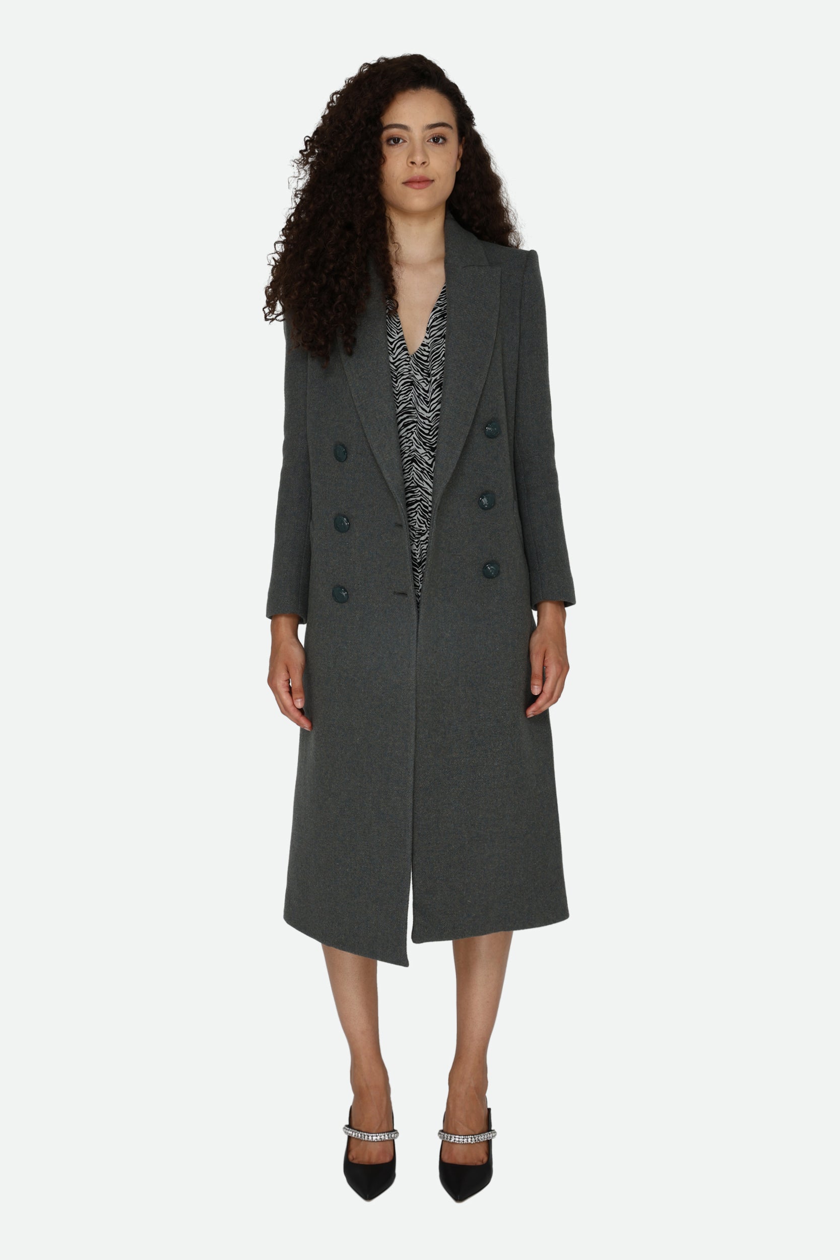 Patrizia Pepe Grey Coat