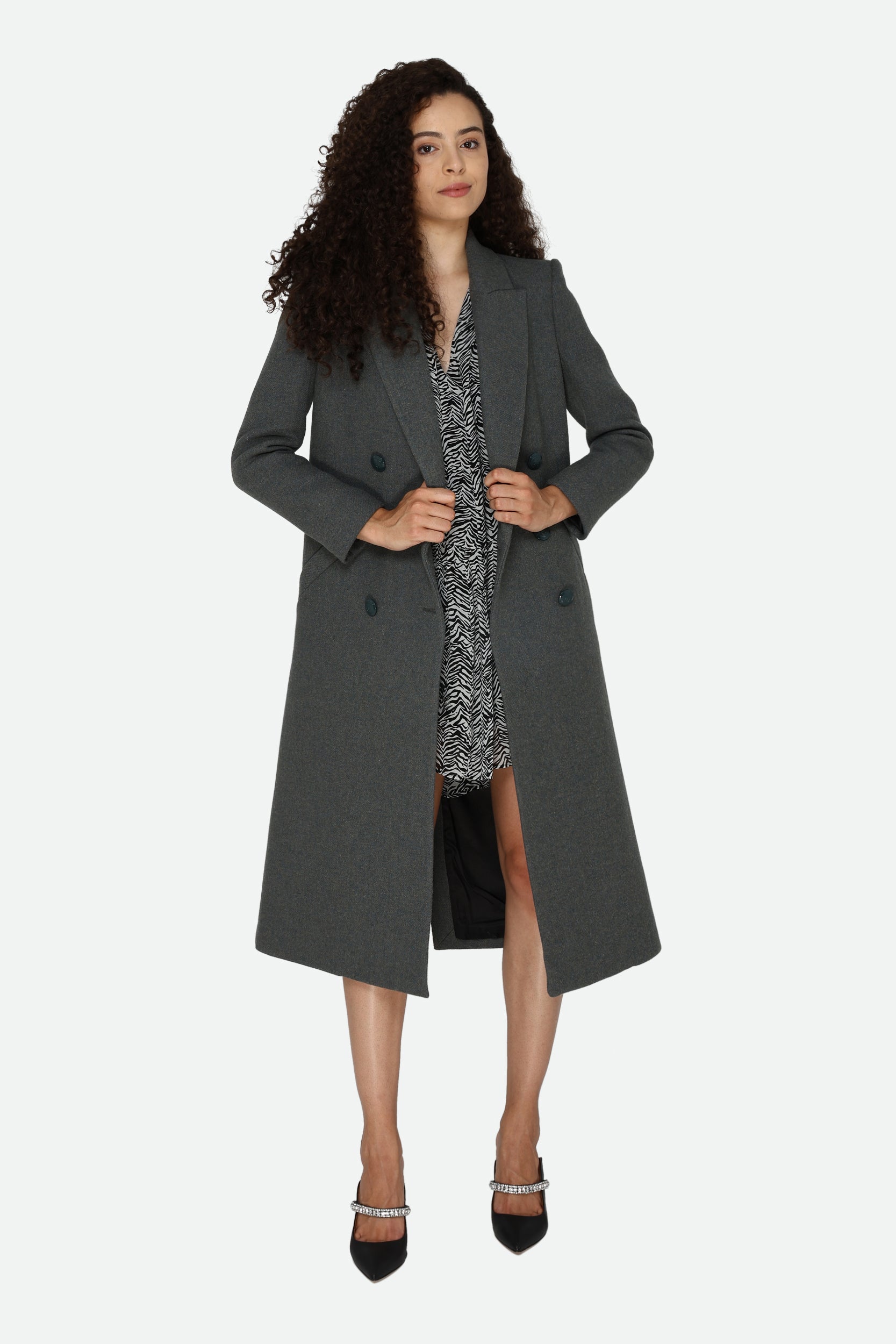 Patrizia Pepe Grey Coat