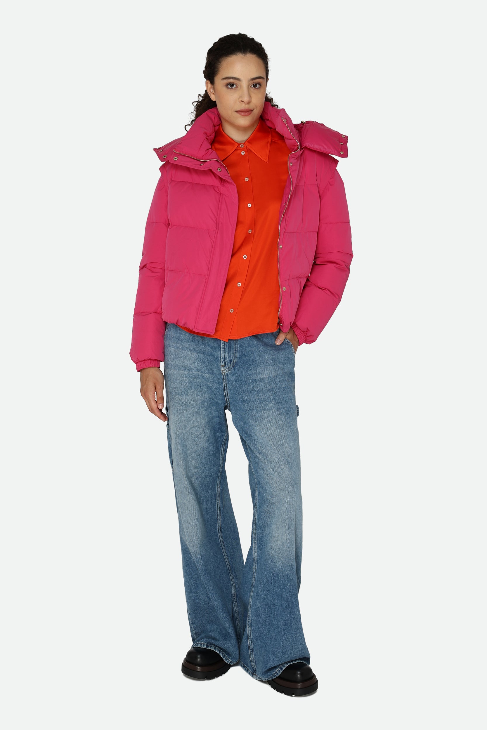 Patrizia Pepe Fuchsia Bomber