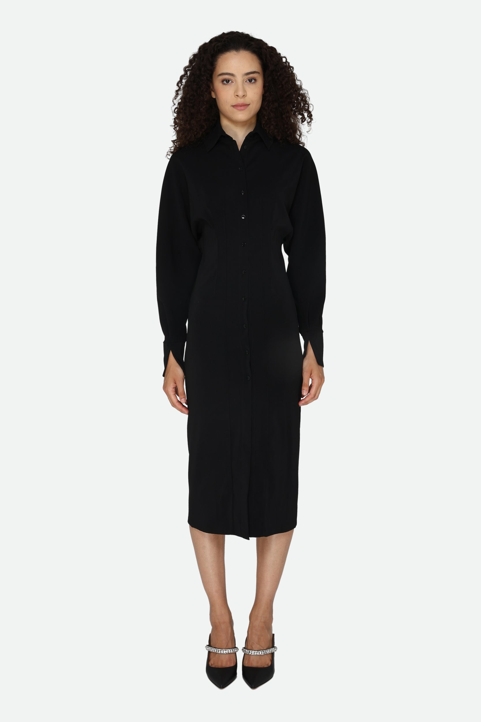 Patrizia Pepe Black Shirt Dress