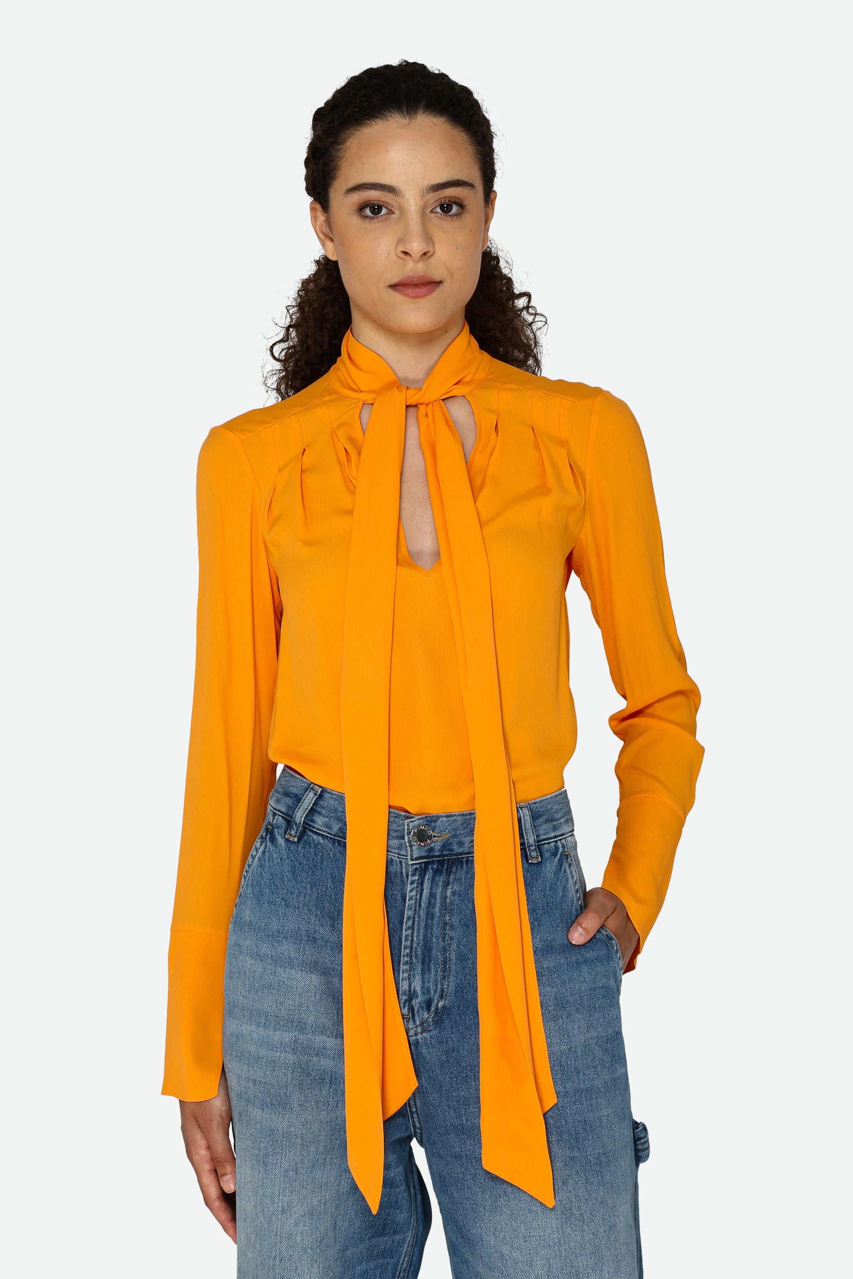 Patrizia Pepe Orange Blouse