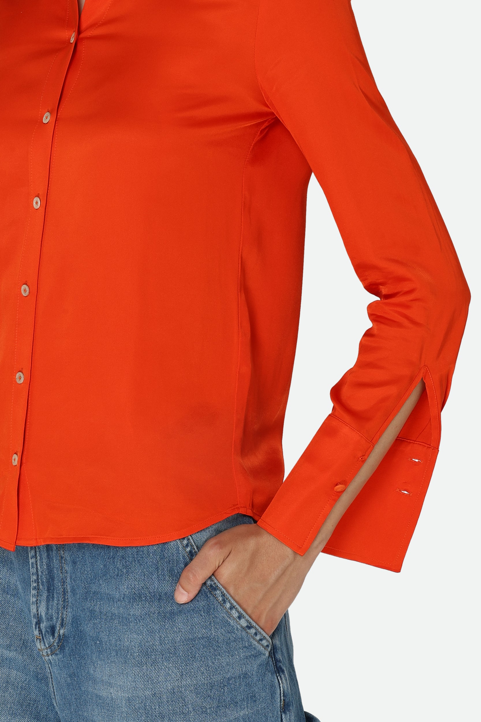 Patrizia Pepe Orange Shirt