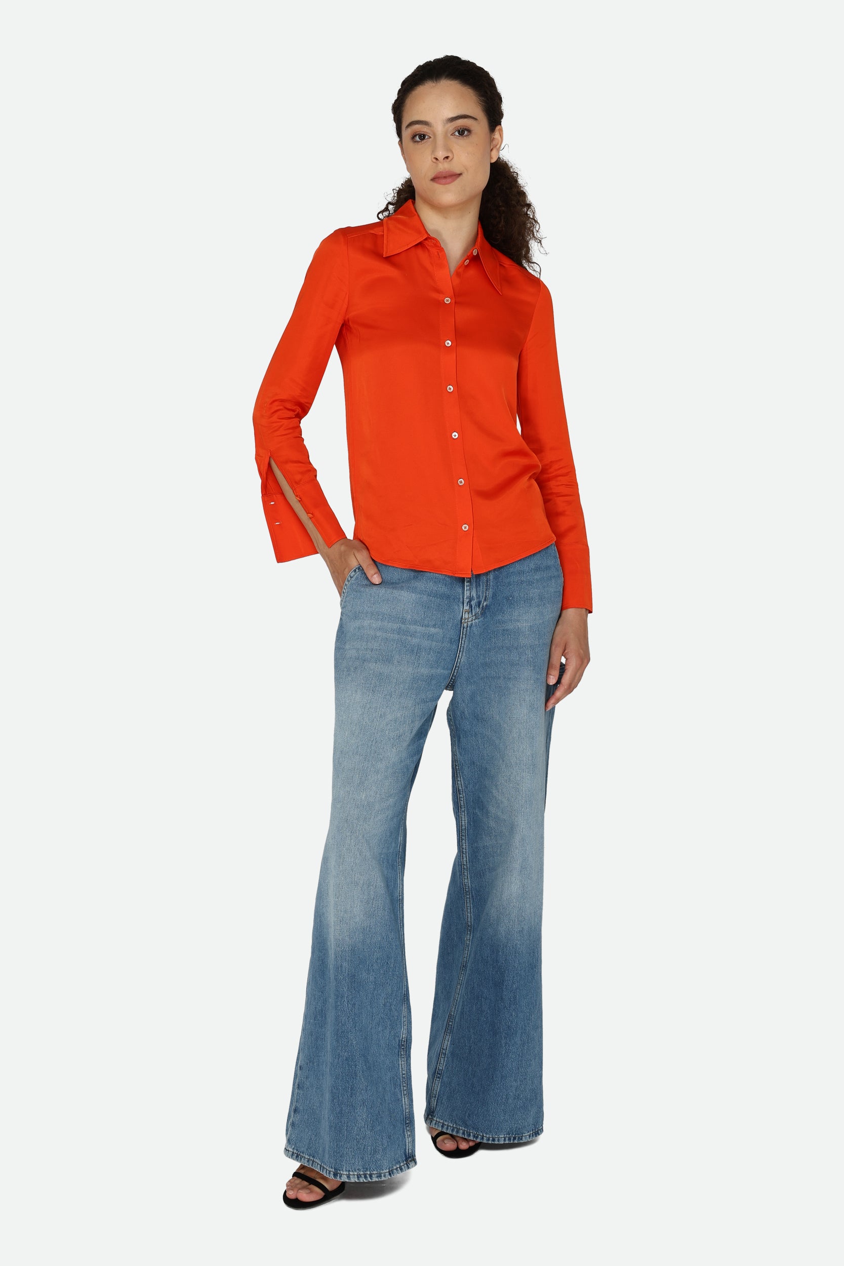 Patrizia Pepe Orange Shirt