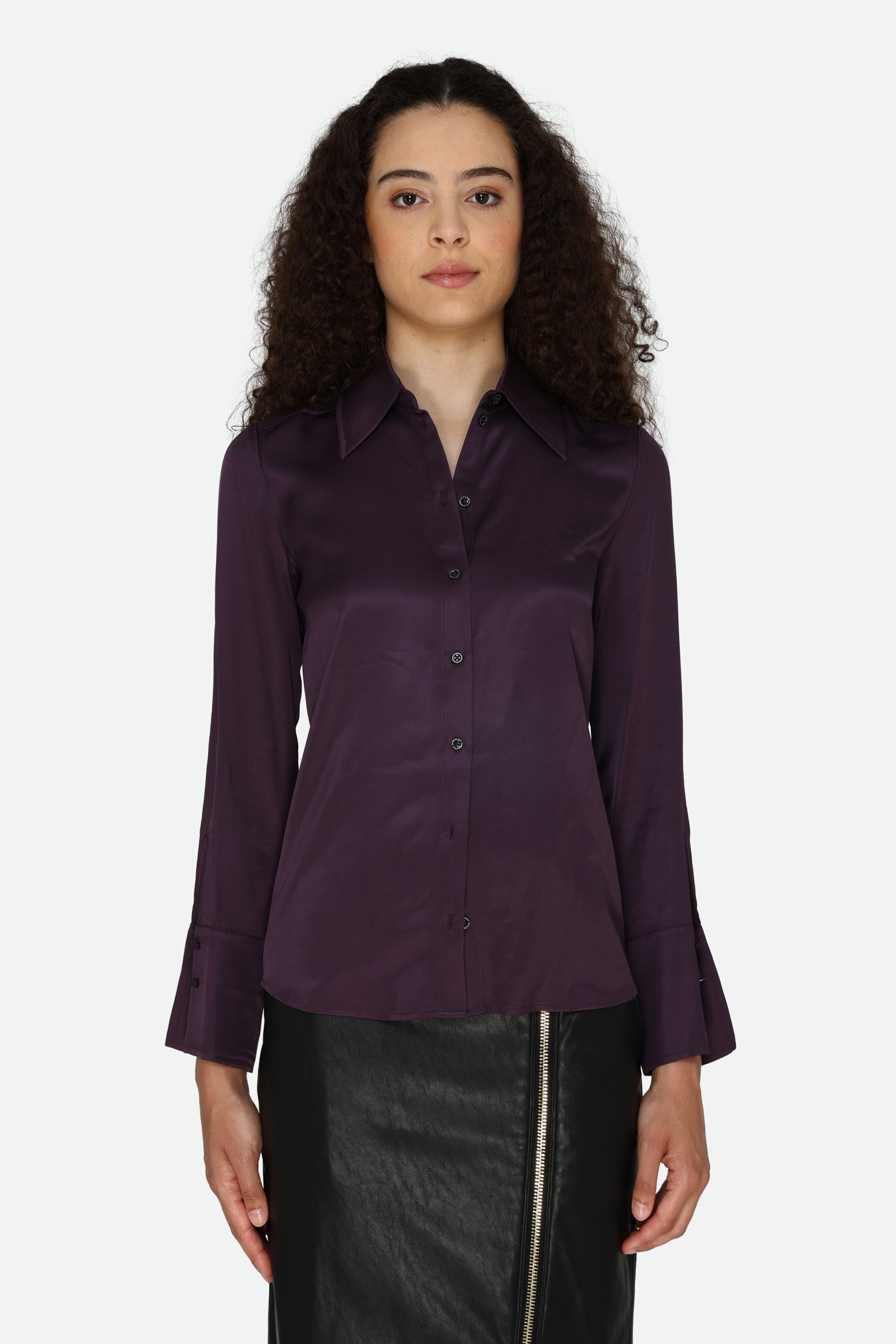 Patrizia Pepe Plum Shirt