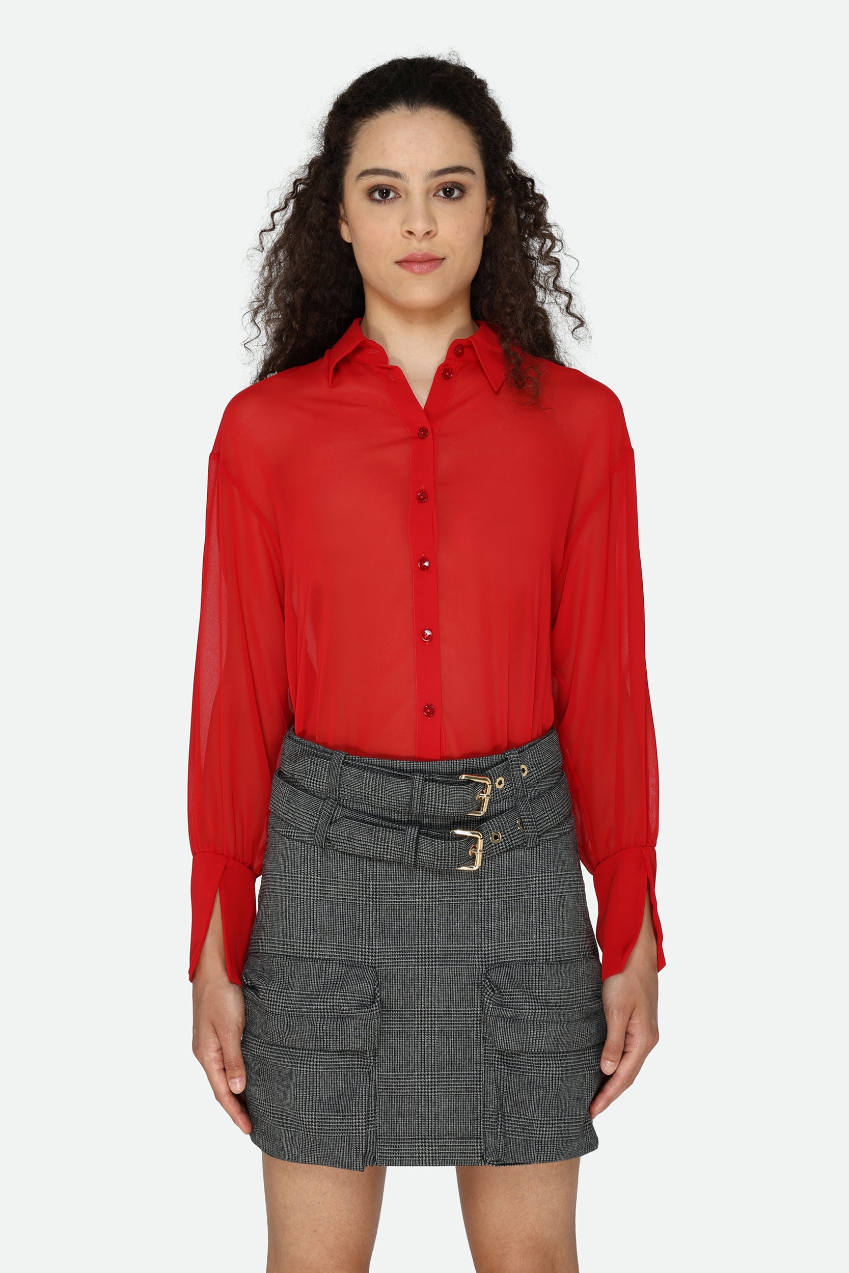 Patrizia Pepe Red Shirt