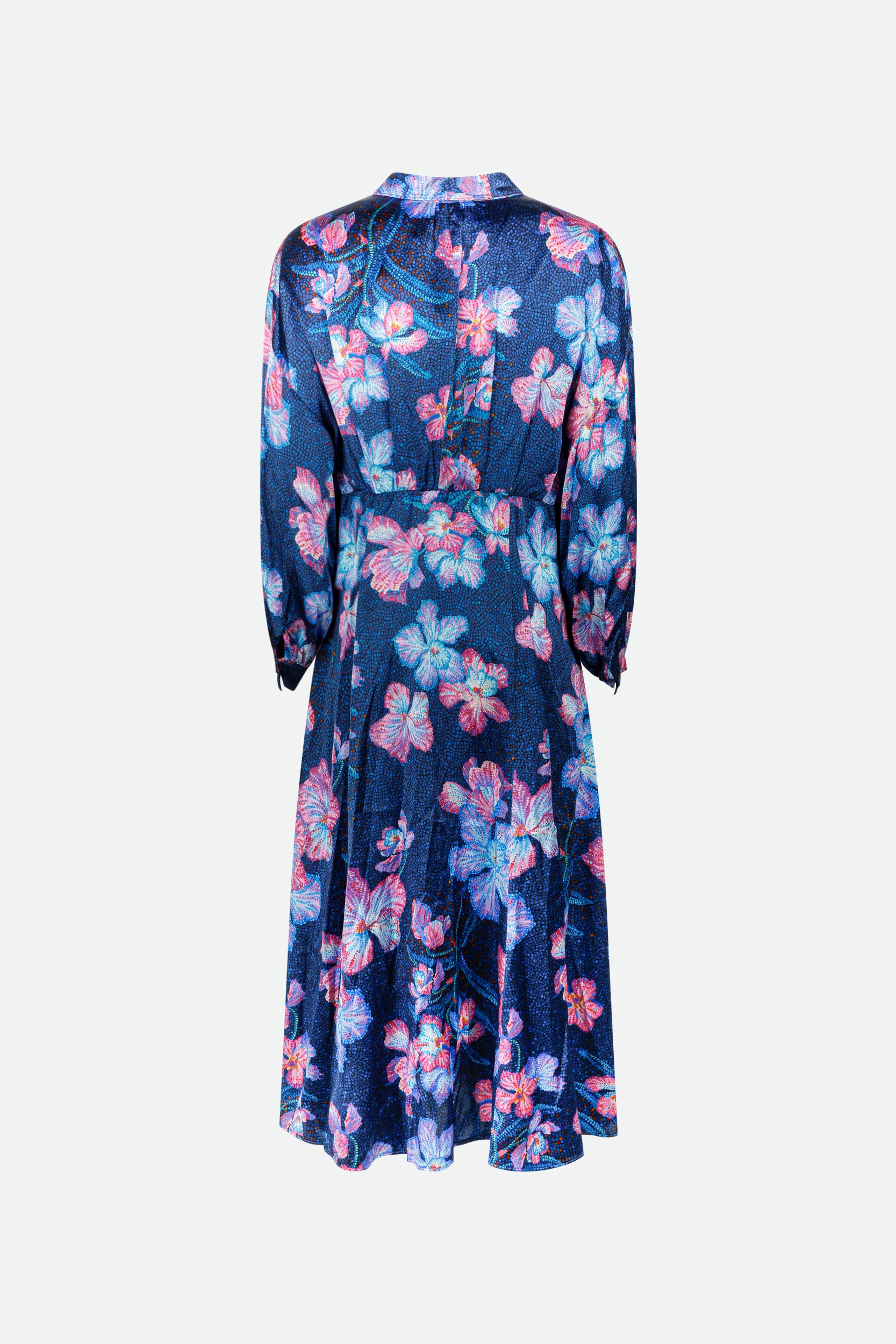 Strong Strong Blue Floral Dress