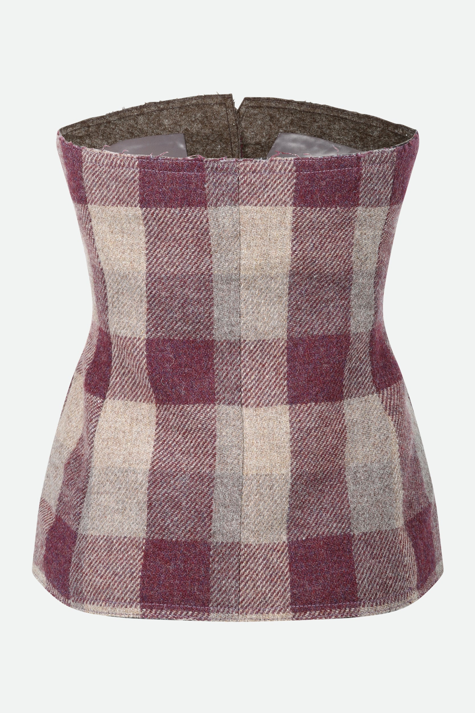 Erika Cavallini Multicolor Check Bustier