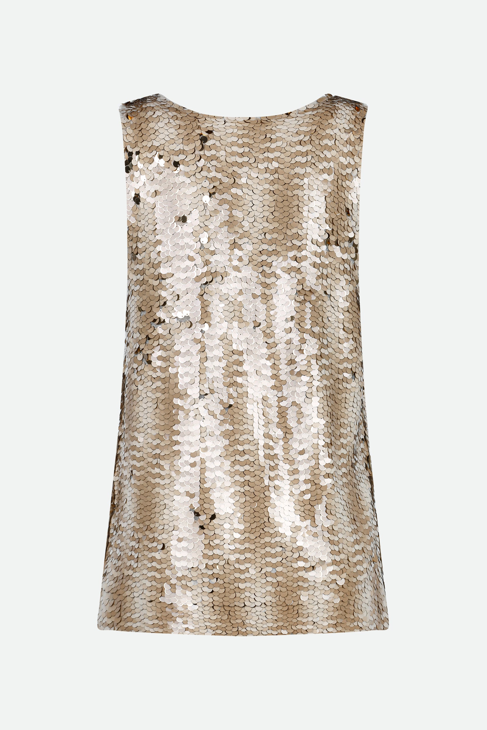 Erika Cavallini Gold Sequin Tank Top