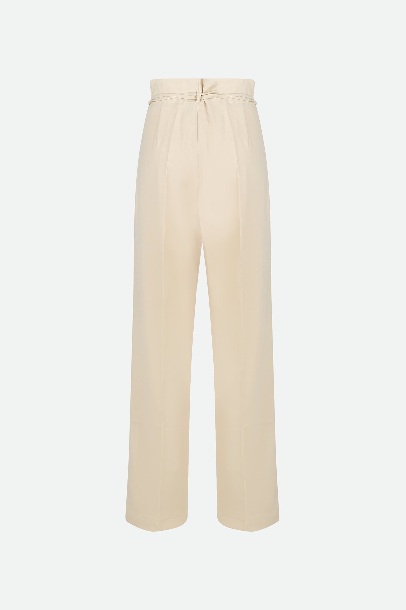 Erika Cavallini Pantalone Vita Alta Beige