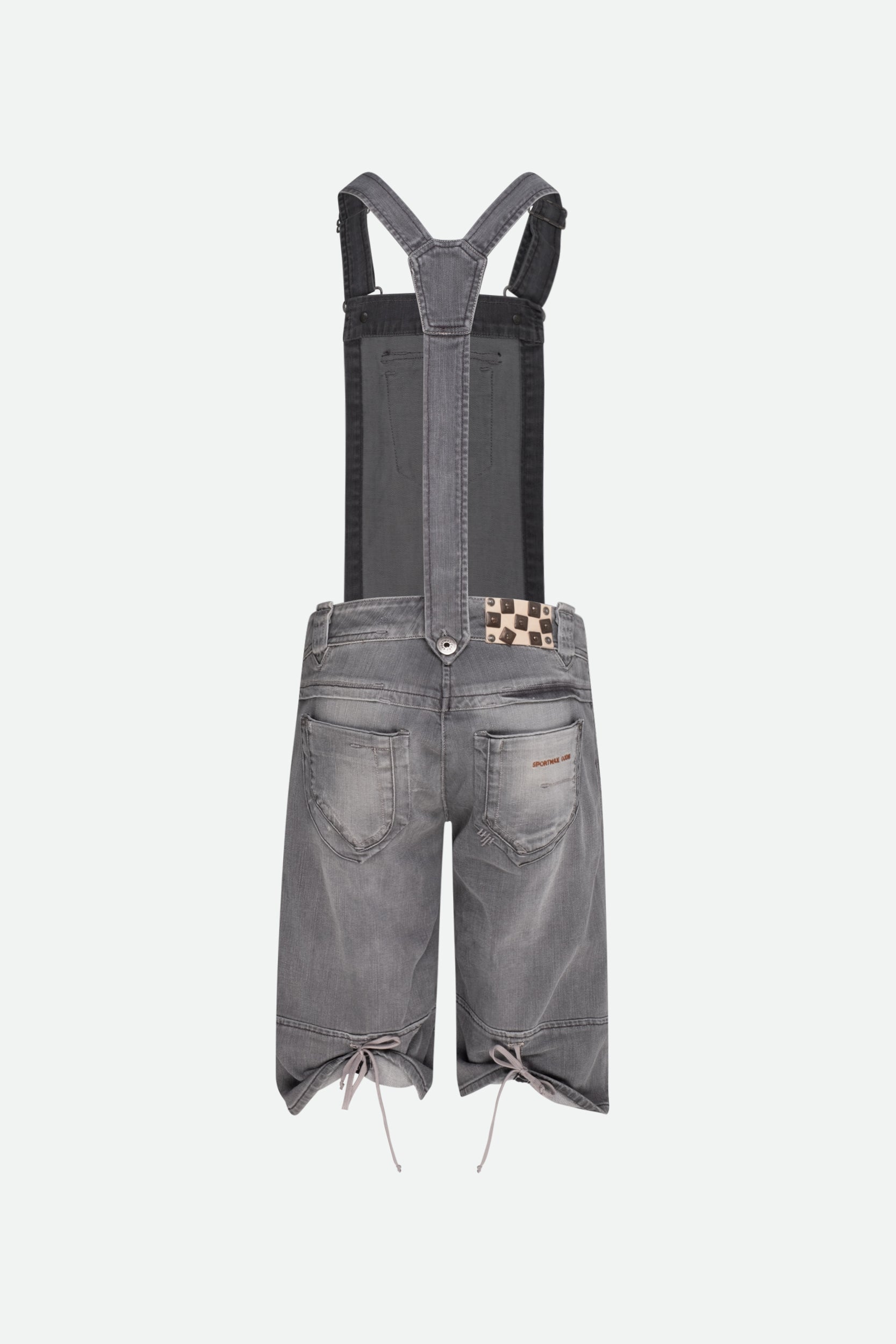 Sportmax Denim Overalls Grey