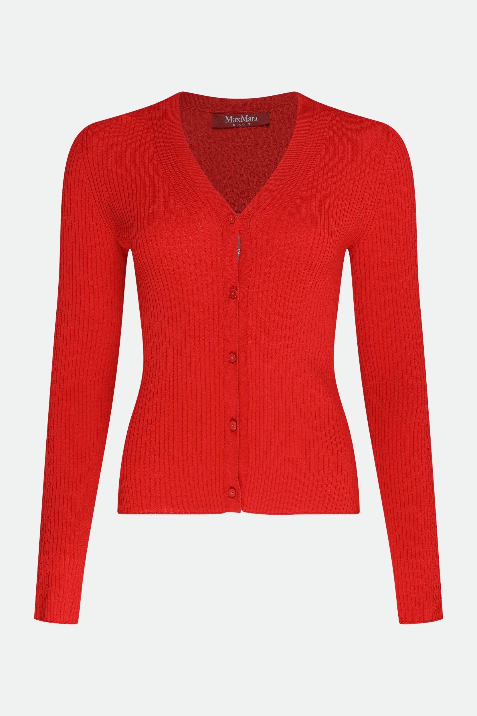 Max Mara Studio Cardigan Red