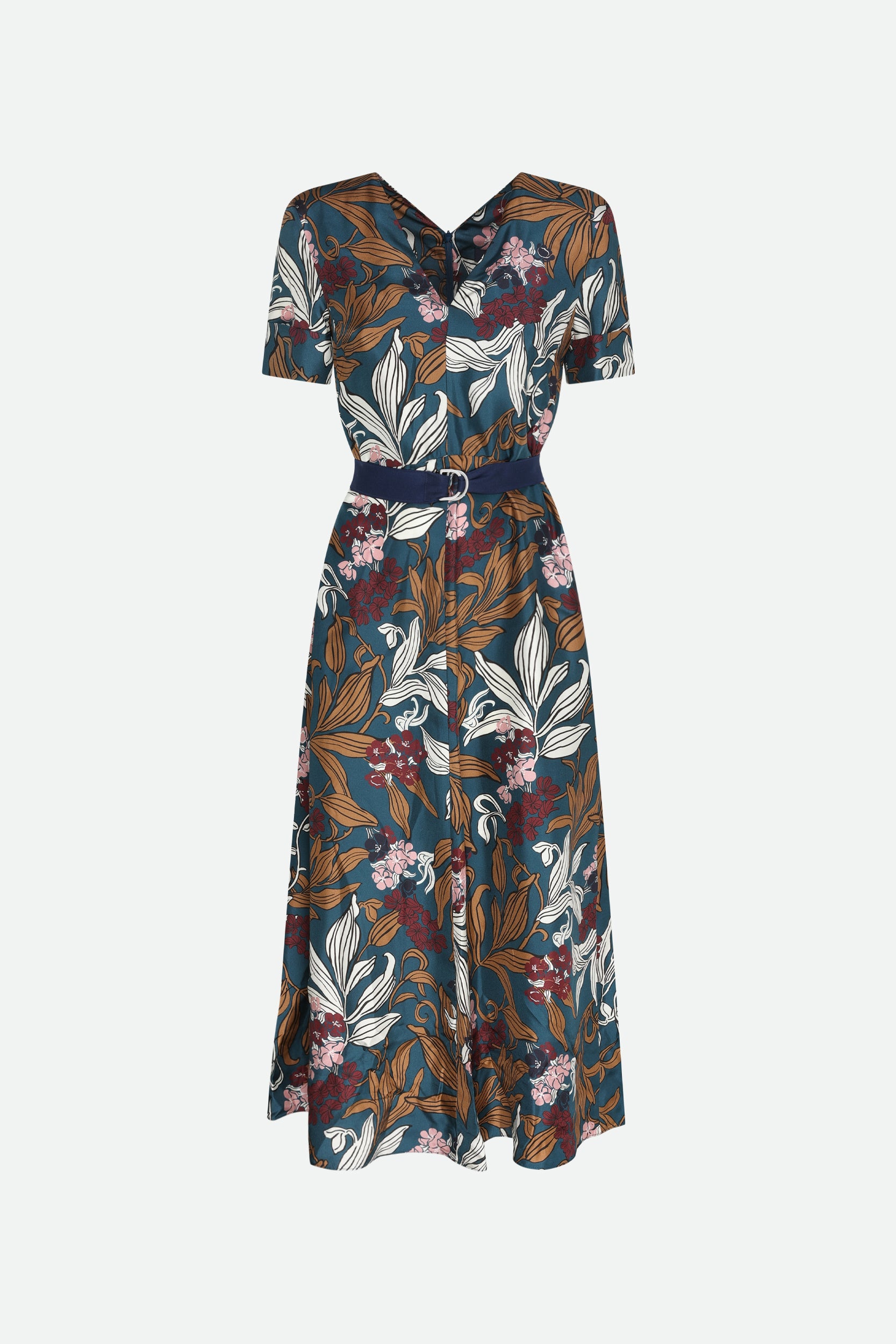 S Max Mara Multicolored Pattern Dress