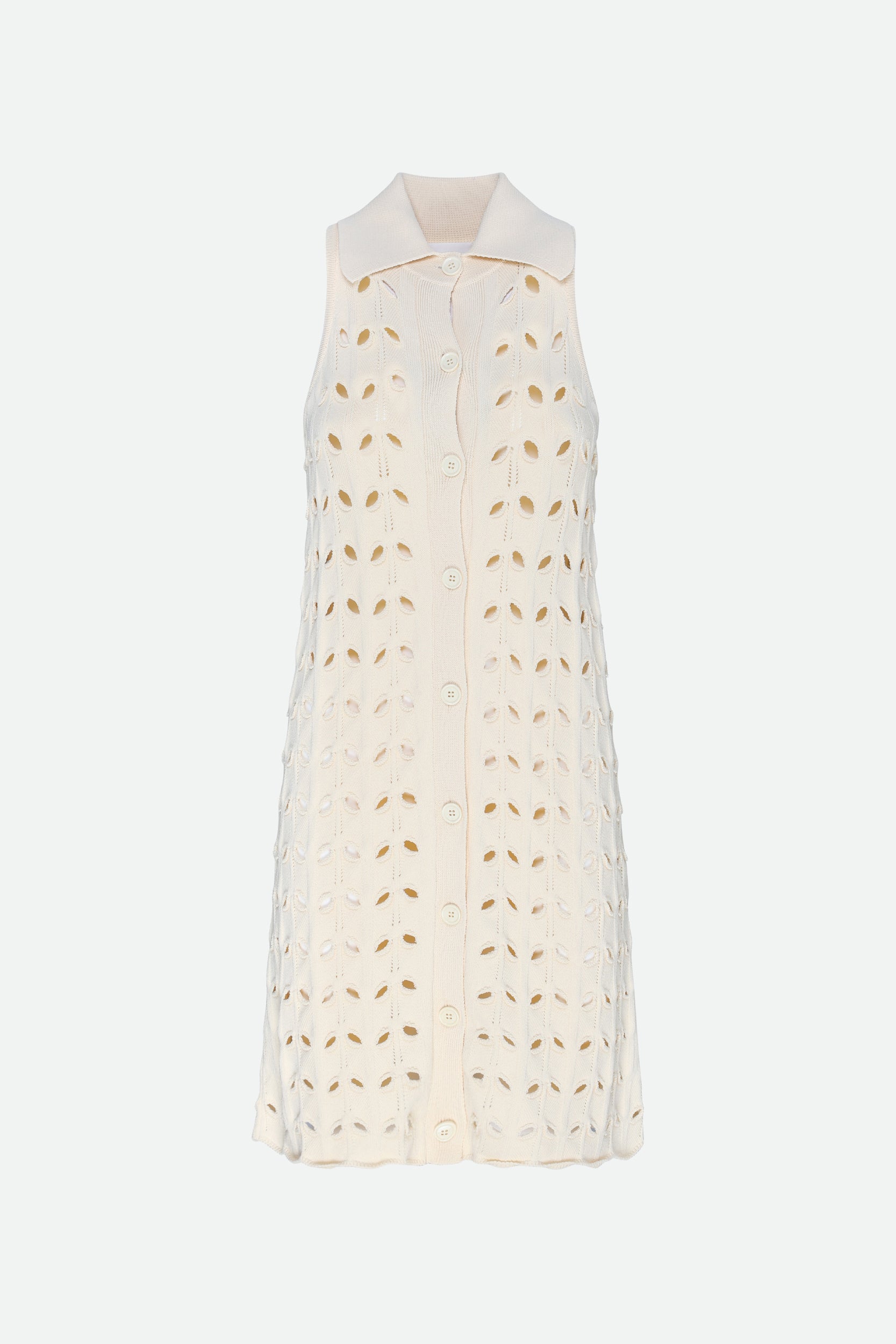 Sportmax Cream Knit Dress