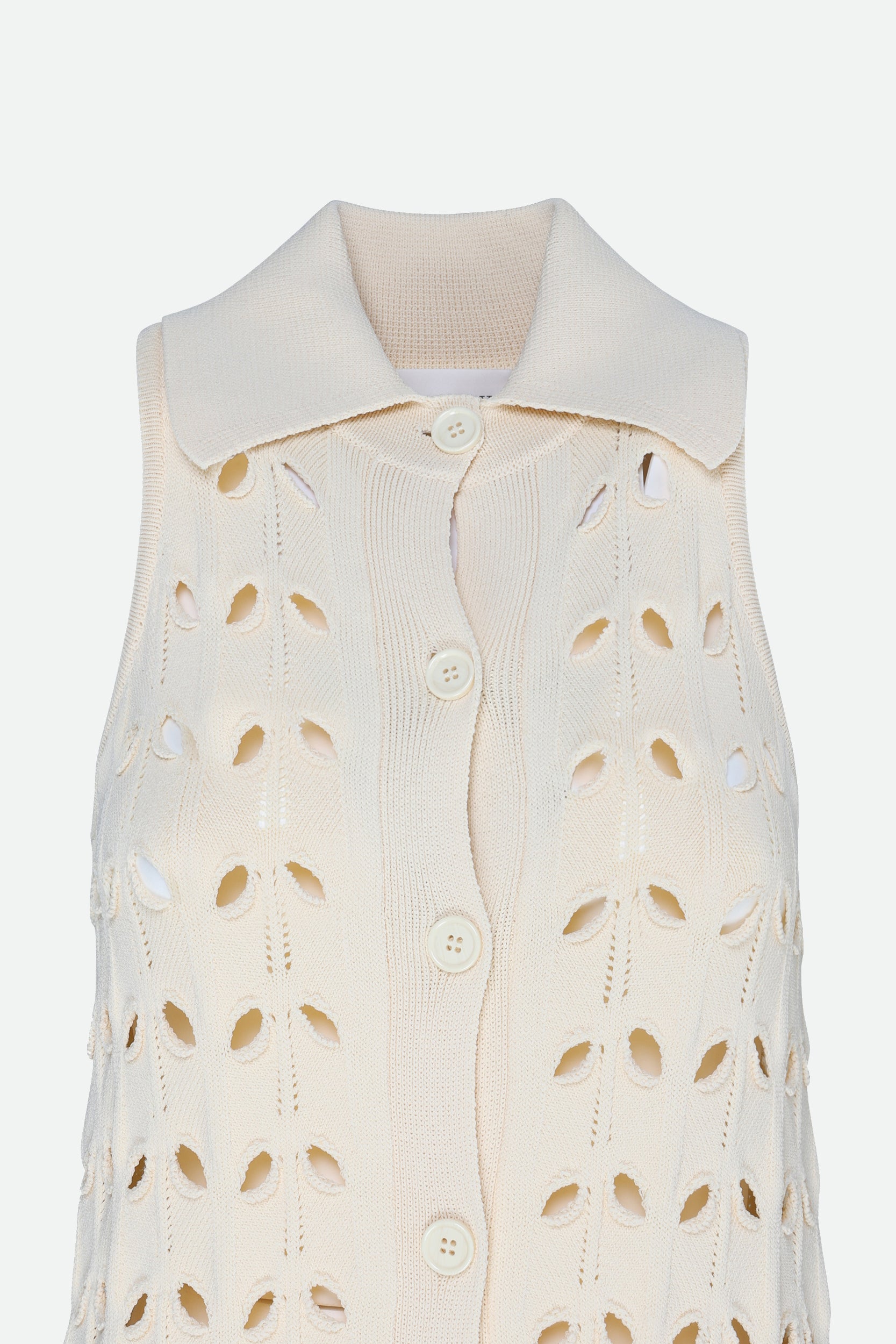 Sportmax Cream Knit Dress