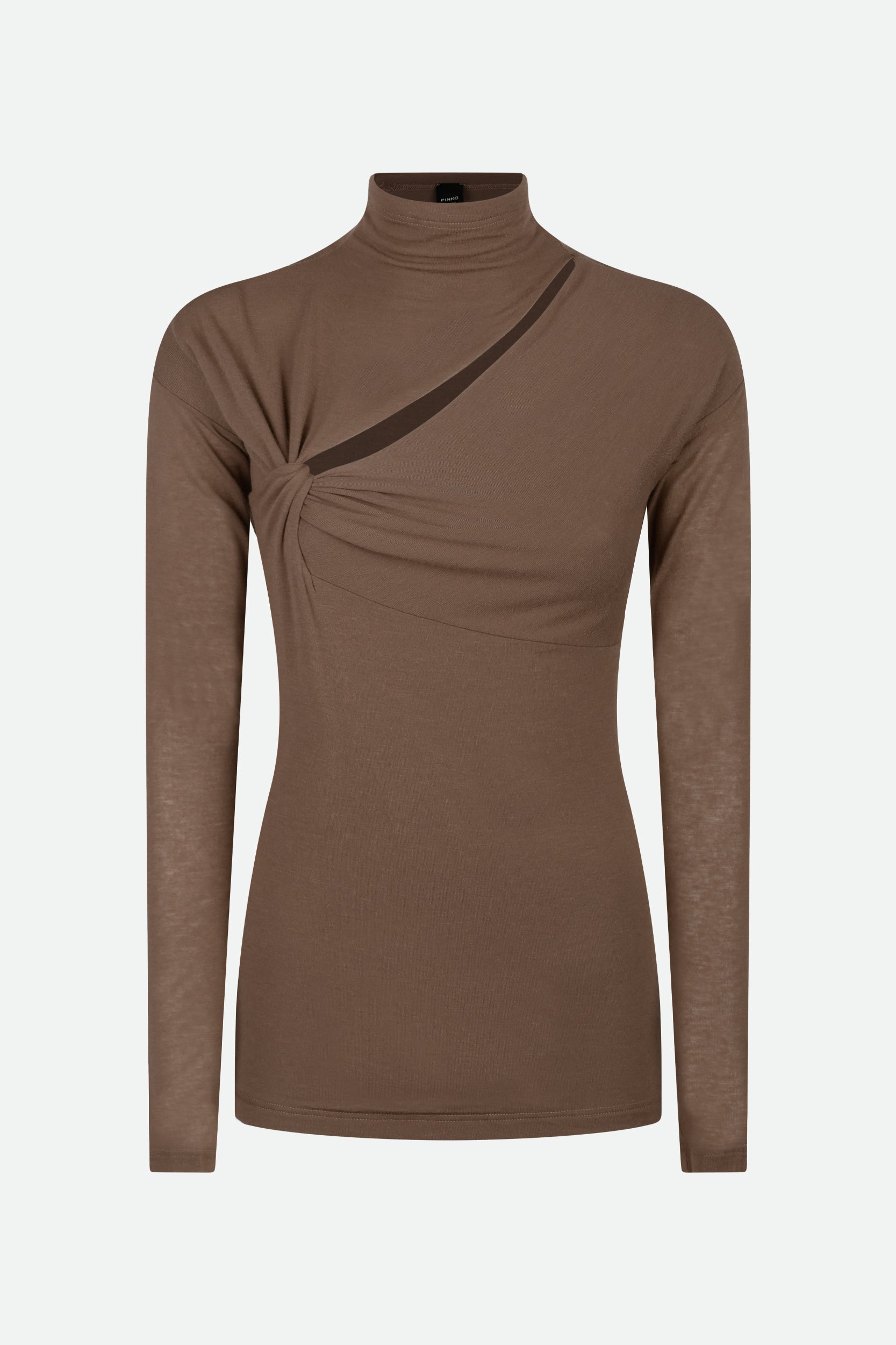 Pinko Brown Turtleneck Sweater