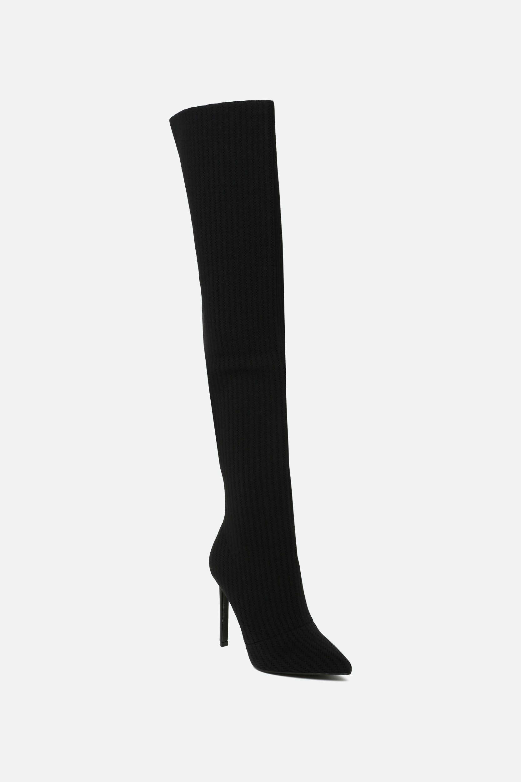 Steve Madden Black High Boot