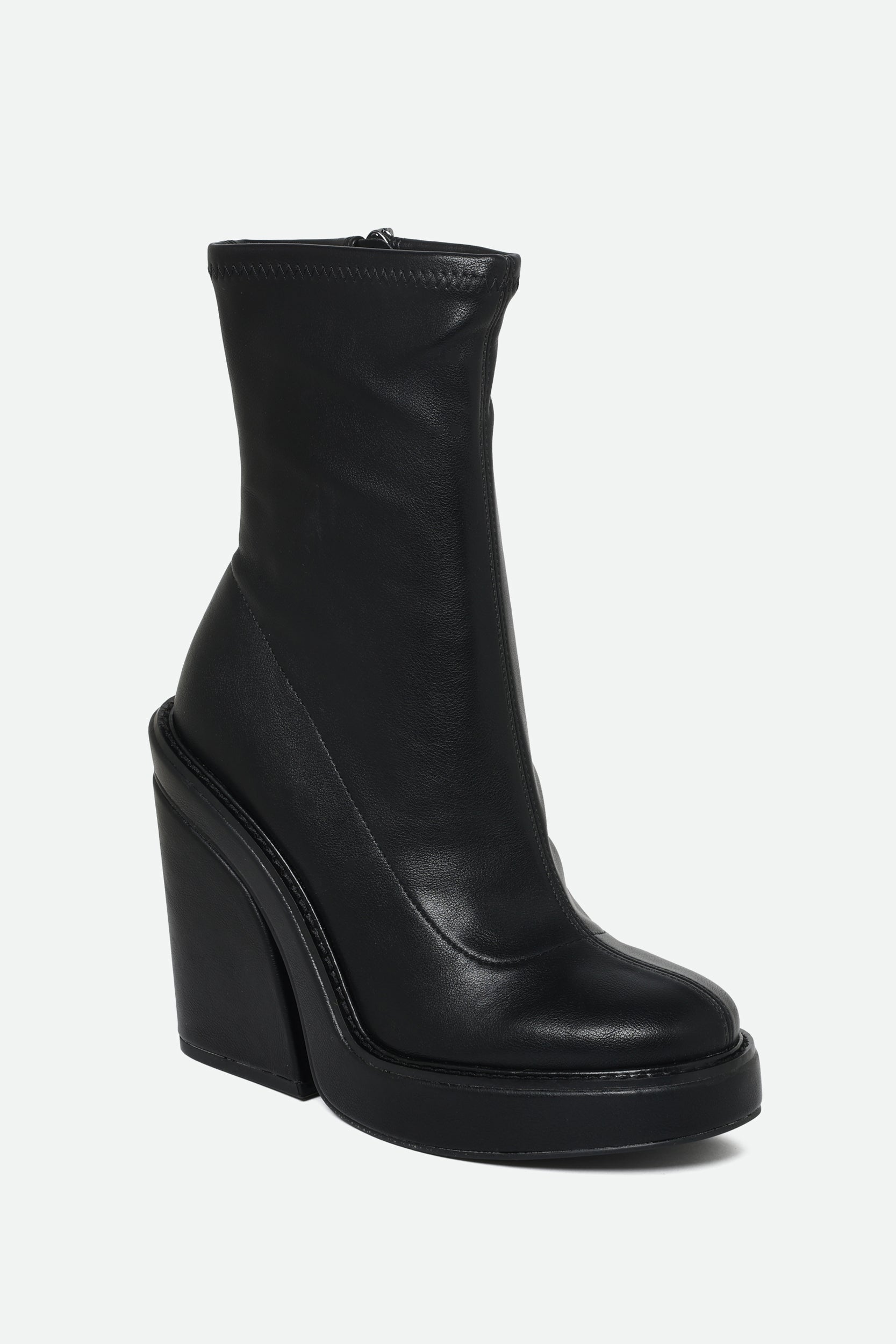 Steve Madden Black Leather Boot