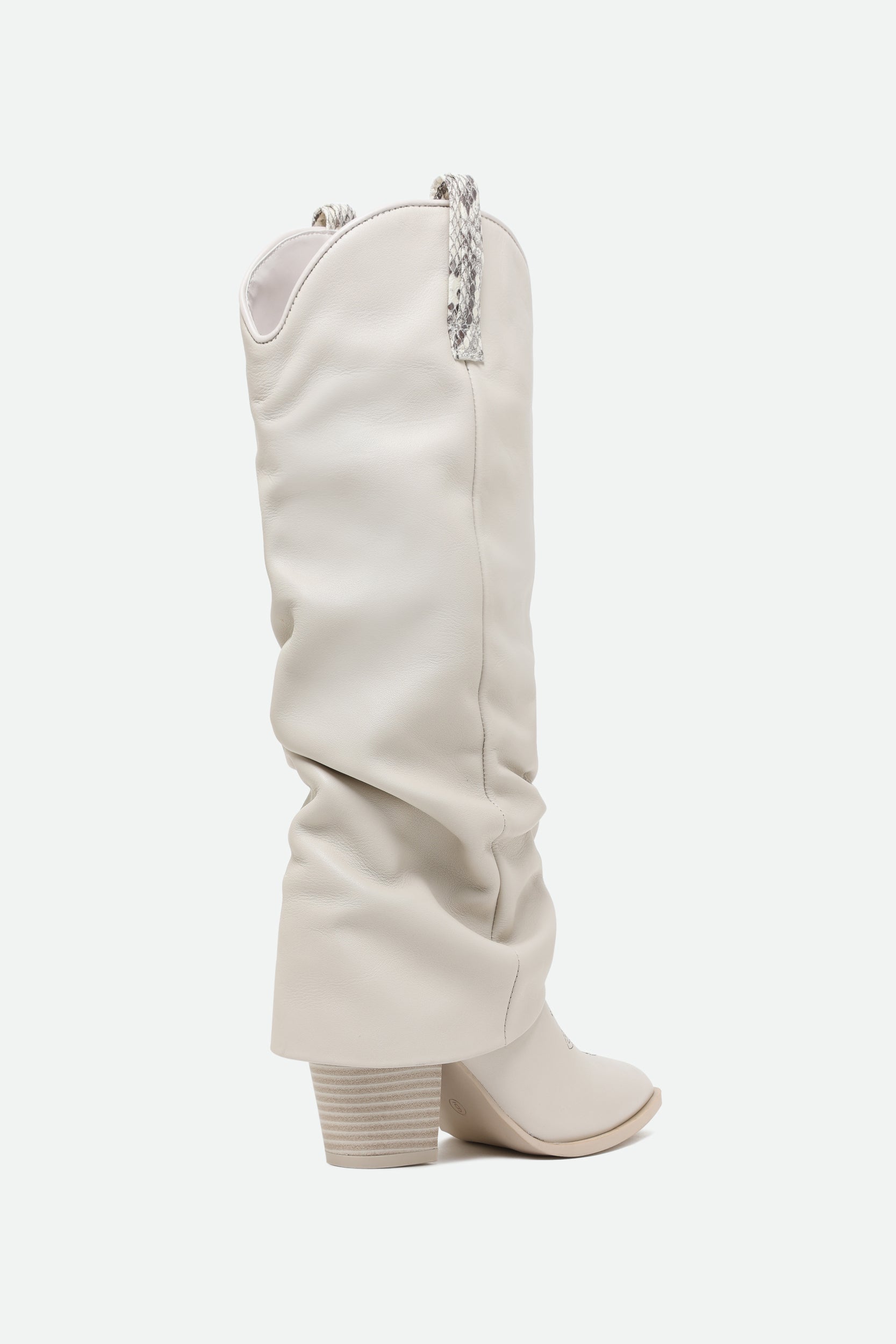 Steve Madden Boots Lassy Bone Bianco 